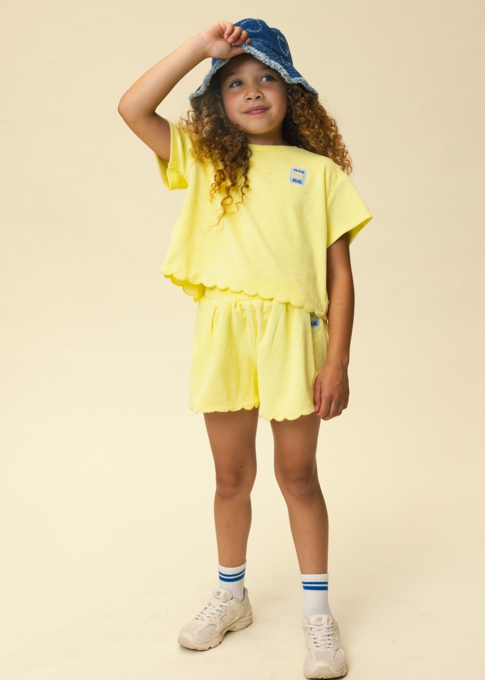 LOOXS Little LOOXS Little | Little Terry Cloth Shorts - LEMON