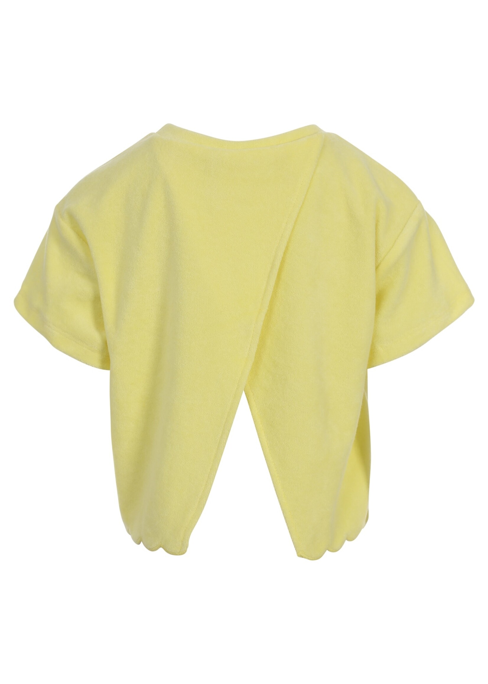LOOXS Little LOOXS Little | Little Terry Cloth Top SS - LEMON