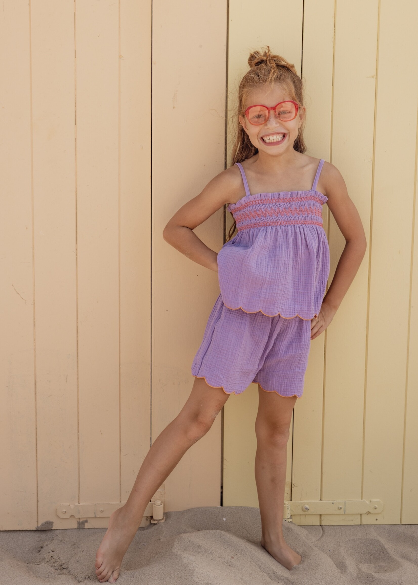 LOOXS Little LOOXS Little | Little Muslin sleeveless Top - Lilac