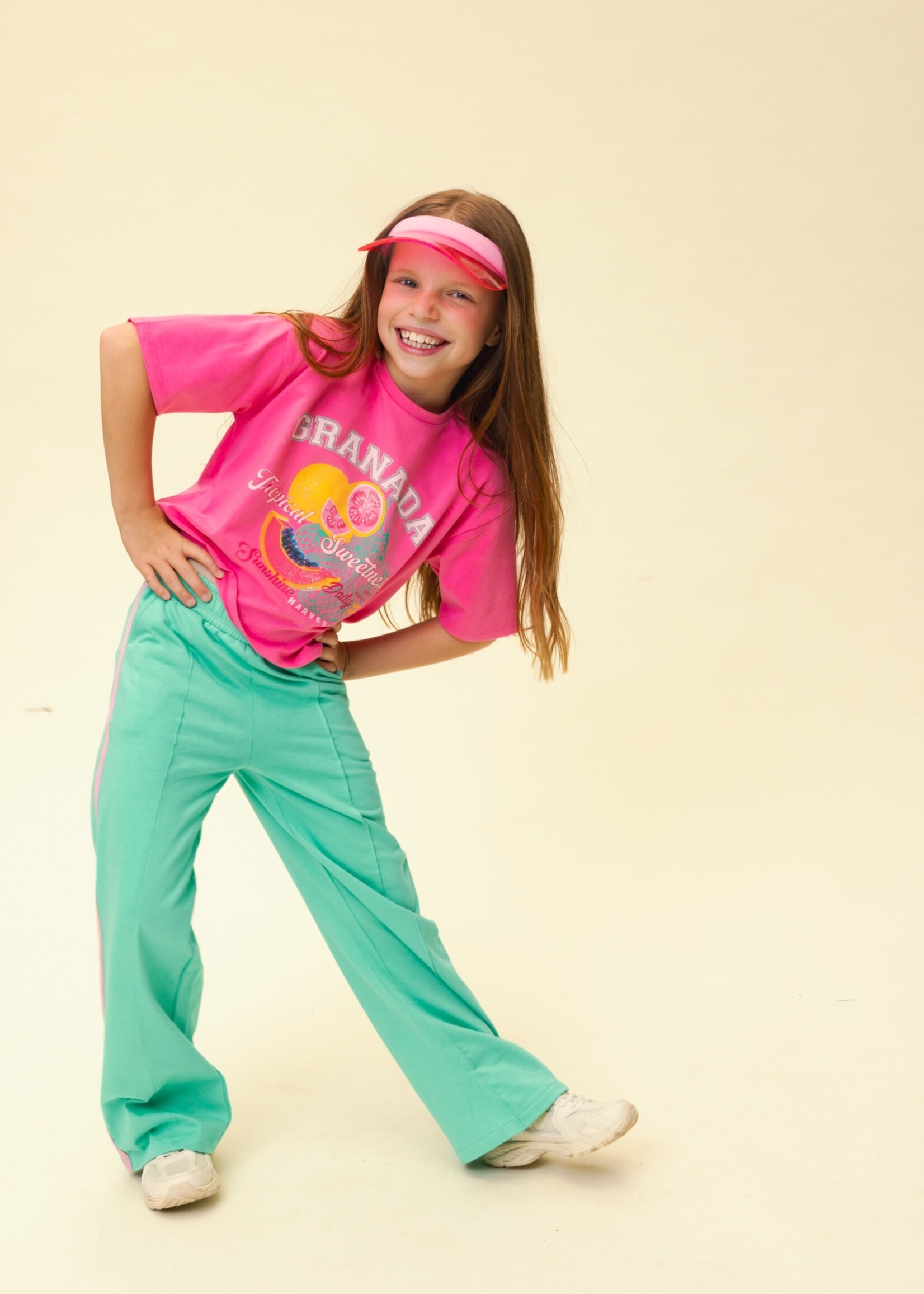 LOOXS Little LOOXS Little | Little Sweat Pants Wide leg - bright green