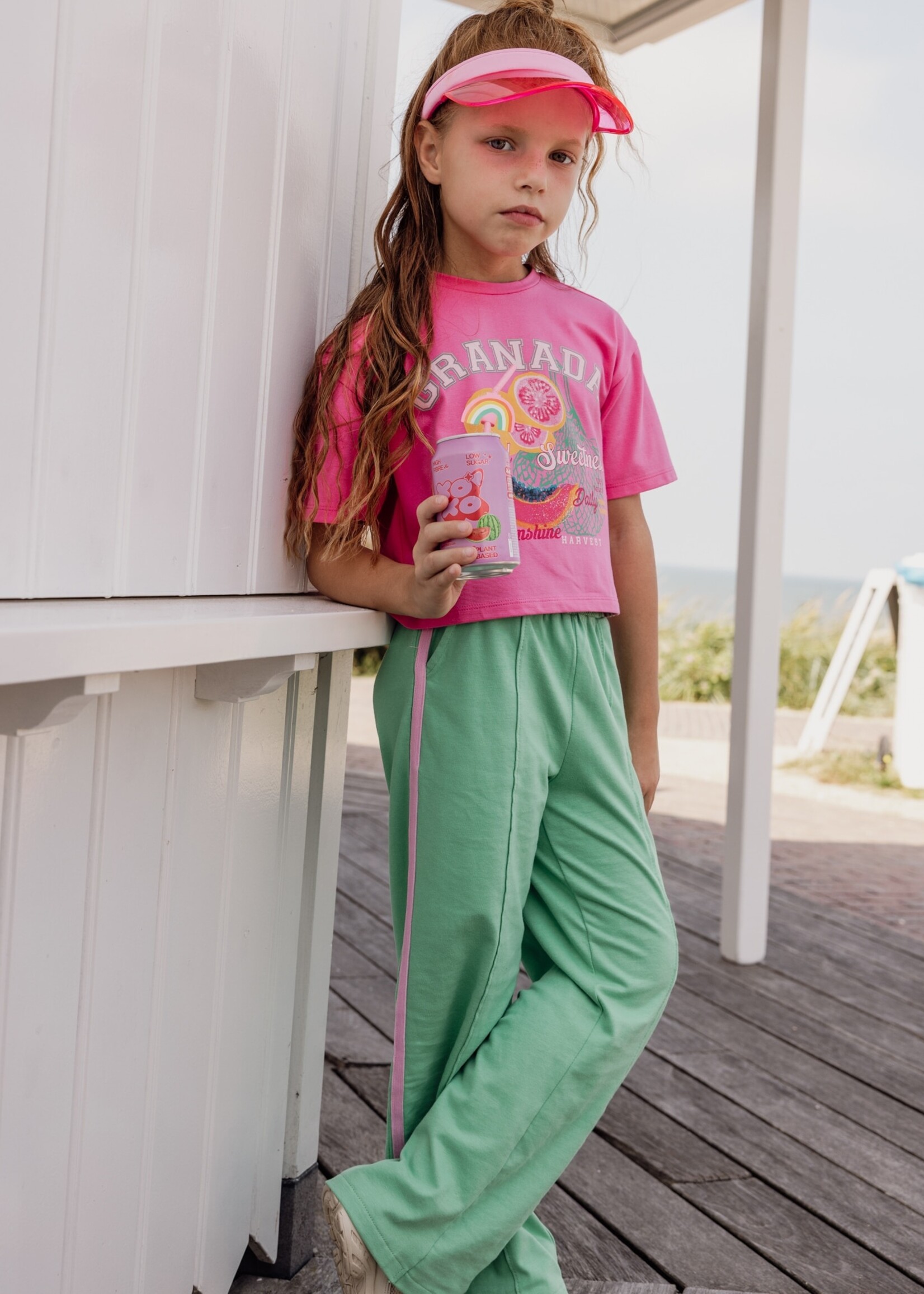 LOOXS Little LOOXS Little | Little Sweat Pants Wide leg - bright green