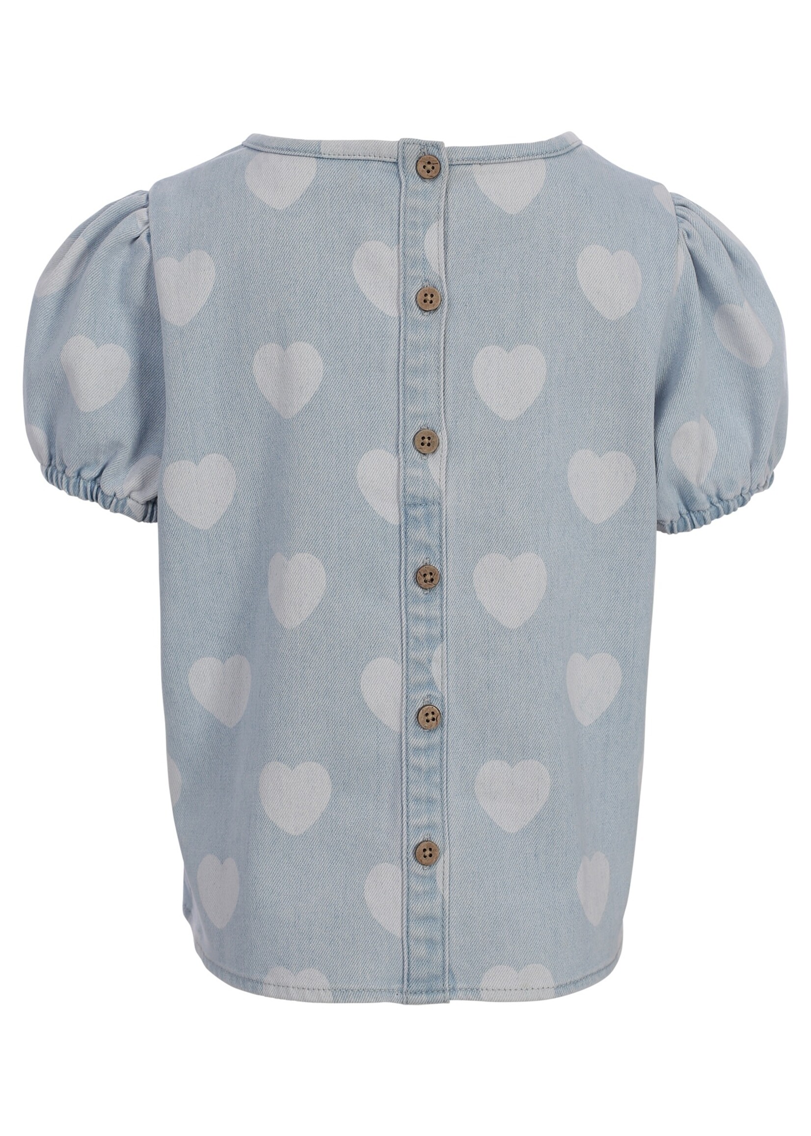 LOOXS Little LOOXS Little | Little Heart Denim Top - Heart denim