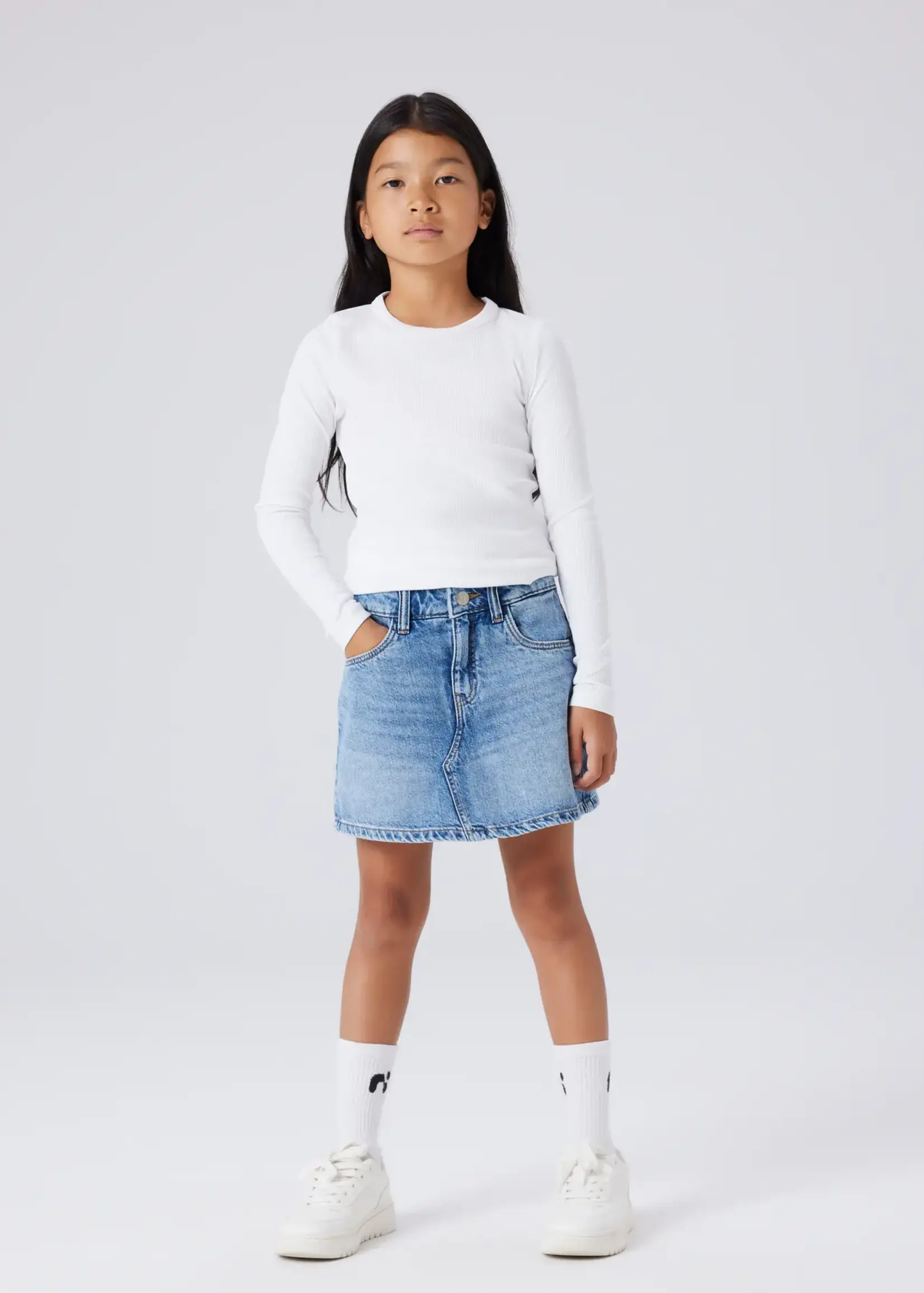 Name It Name It | NKFEMMA DNM SKORT - Medium Blue Demim