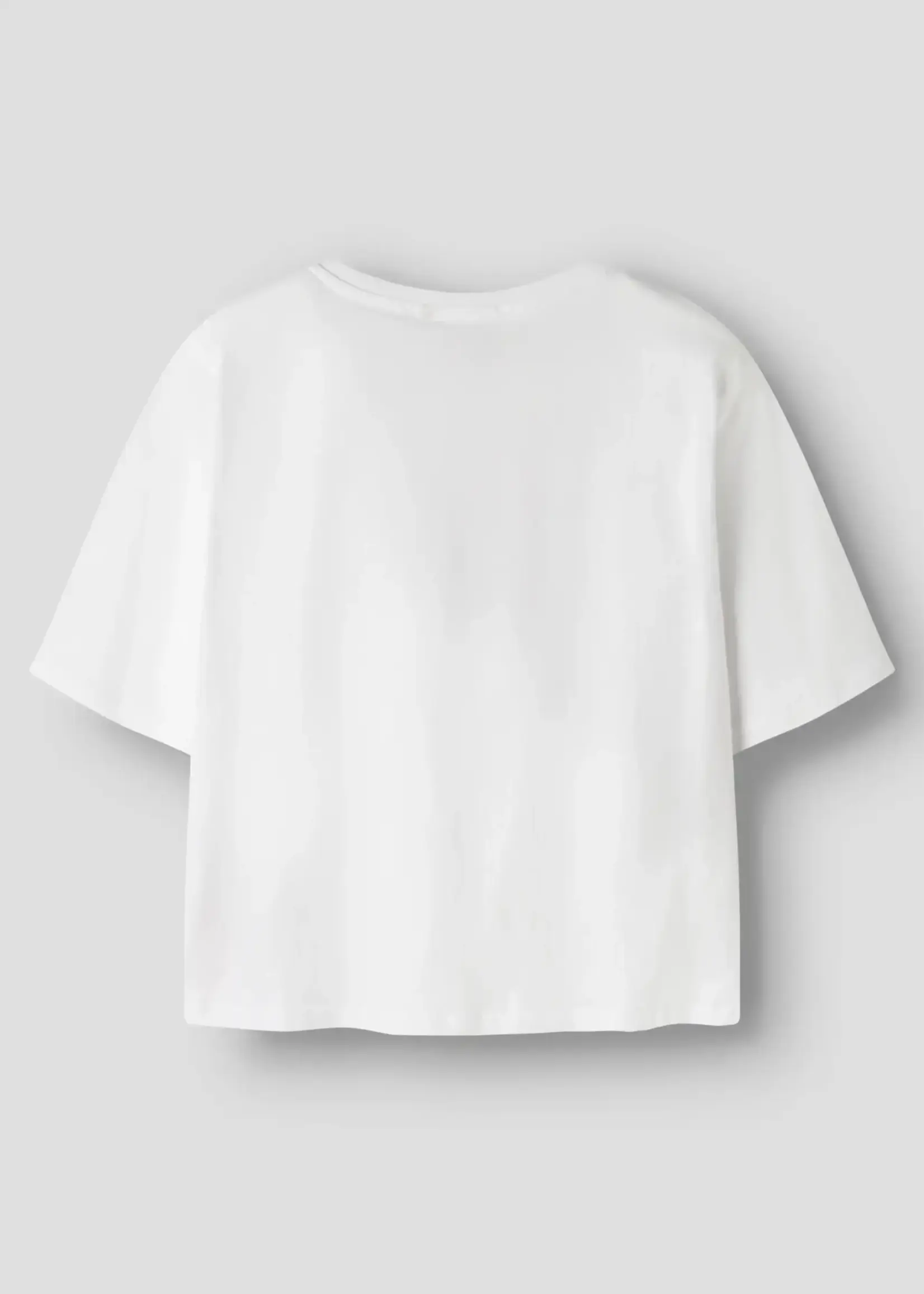 Name It Name It | NKFFARINAZ SS NREG SHORT TOP BOX - Bright White/LEMON