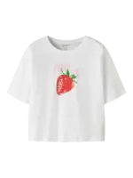 Name It Name It | NKFFRARINAZ SS NREG SHORT TOP BOX - Bright White