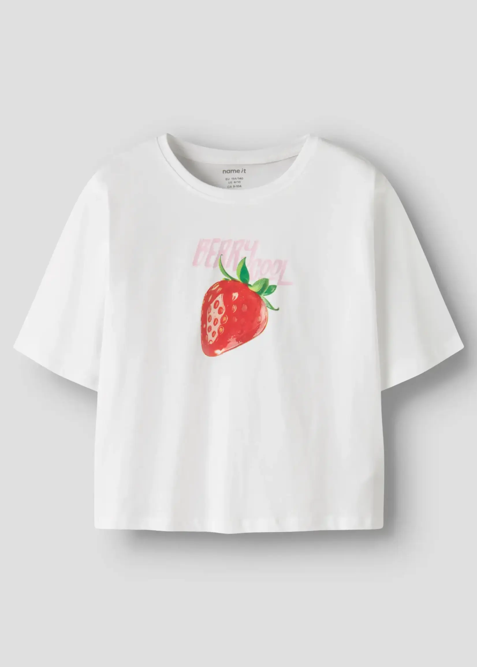 Name It Name It | NKFFRARINAZ SS NREG SHORT TOP BOX - Bright White