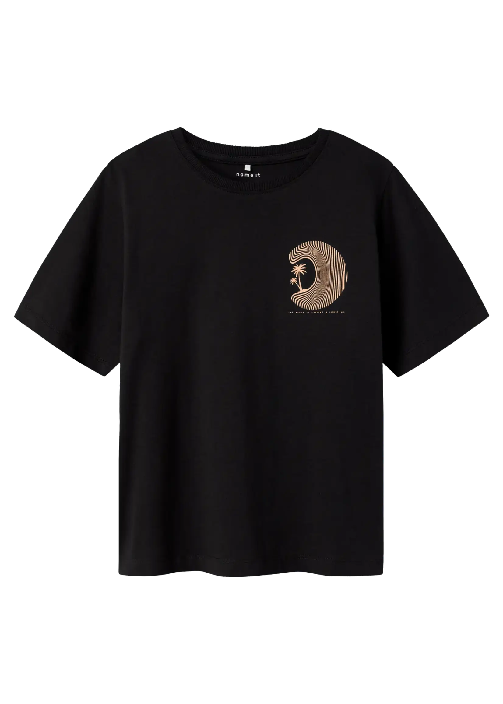 Name It Name It | NKMZOKO SS NREG TOP - Black