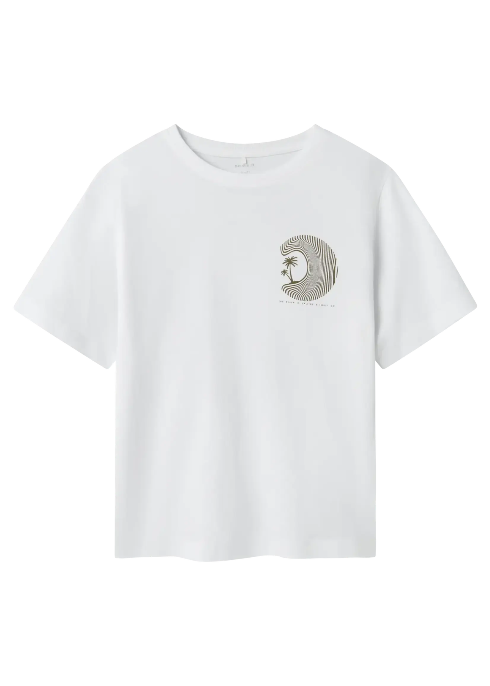 Name It Name It | NKMZOKO SS NREG TOP - Bright White