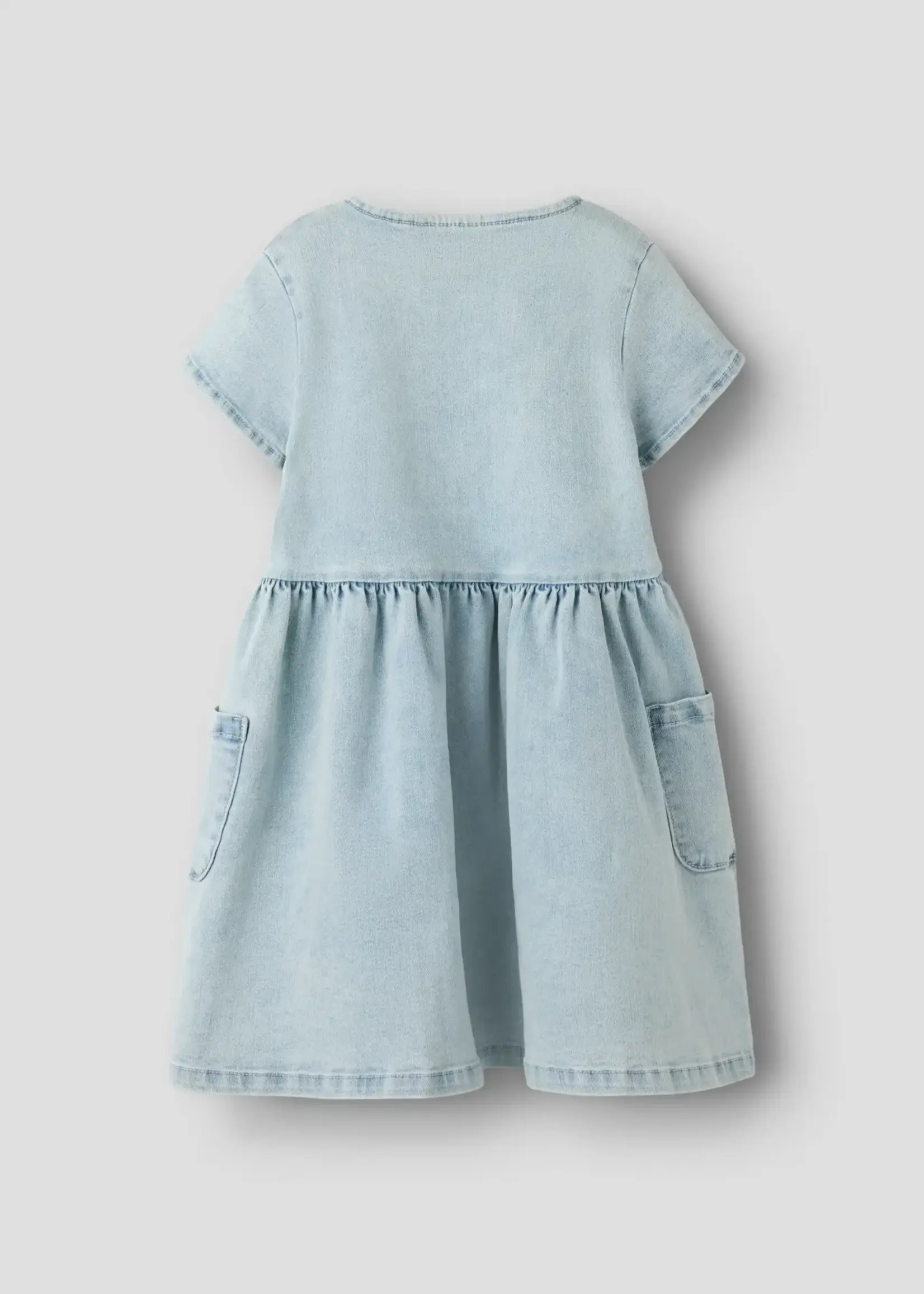 Lil' Atelier | NMFFRANCES SS DRESS - Light Blue Denim