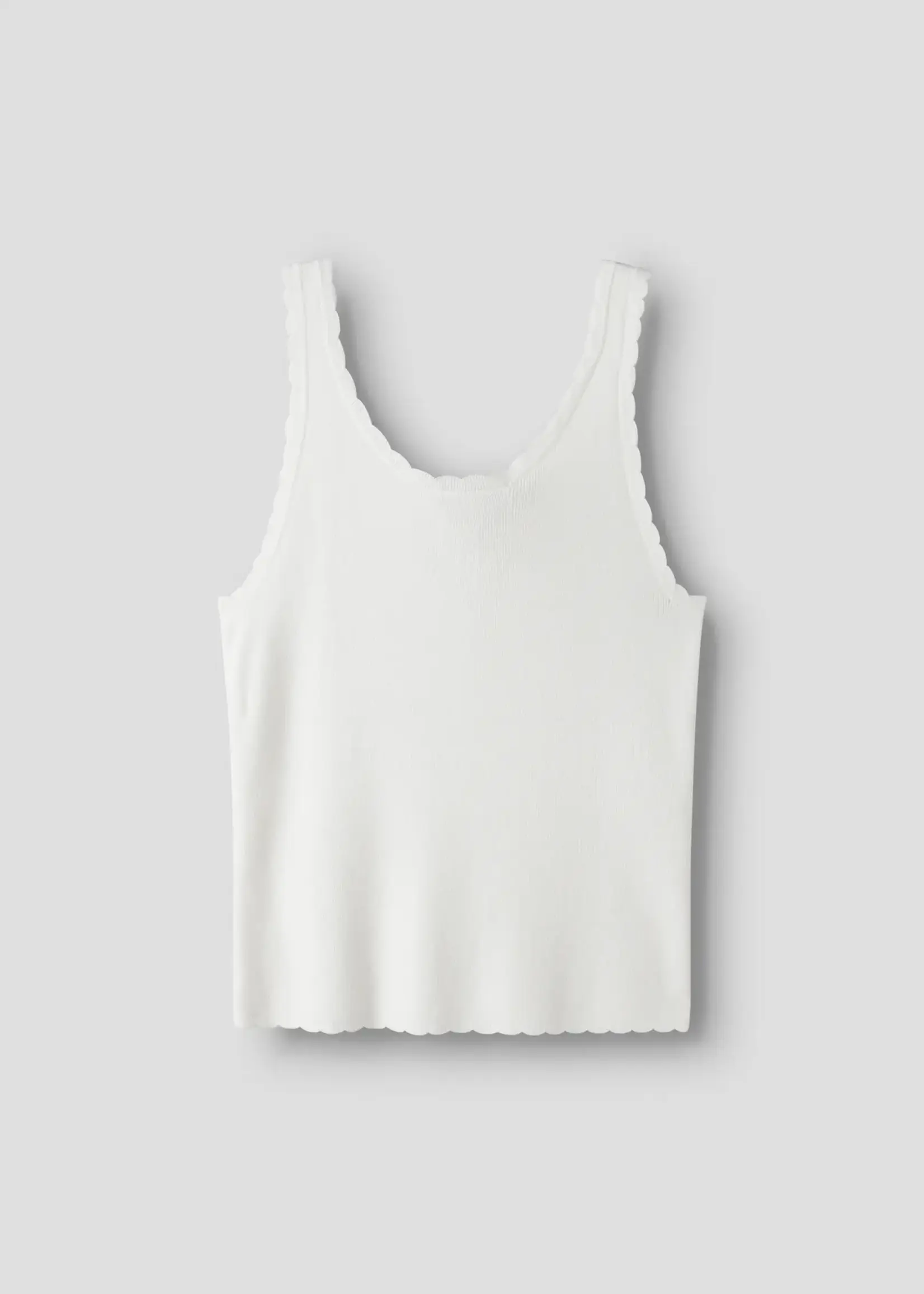 Name It Name It | NKFFILISA KNIT STRAP TOP - Cloud Dancer