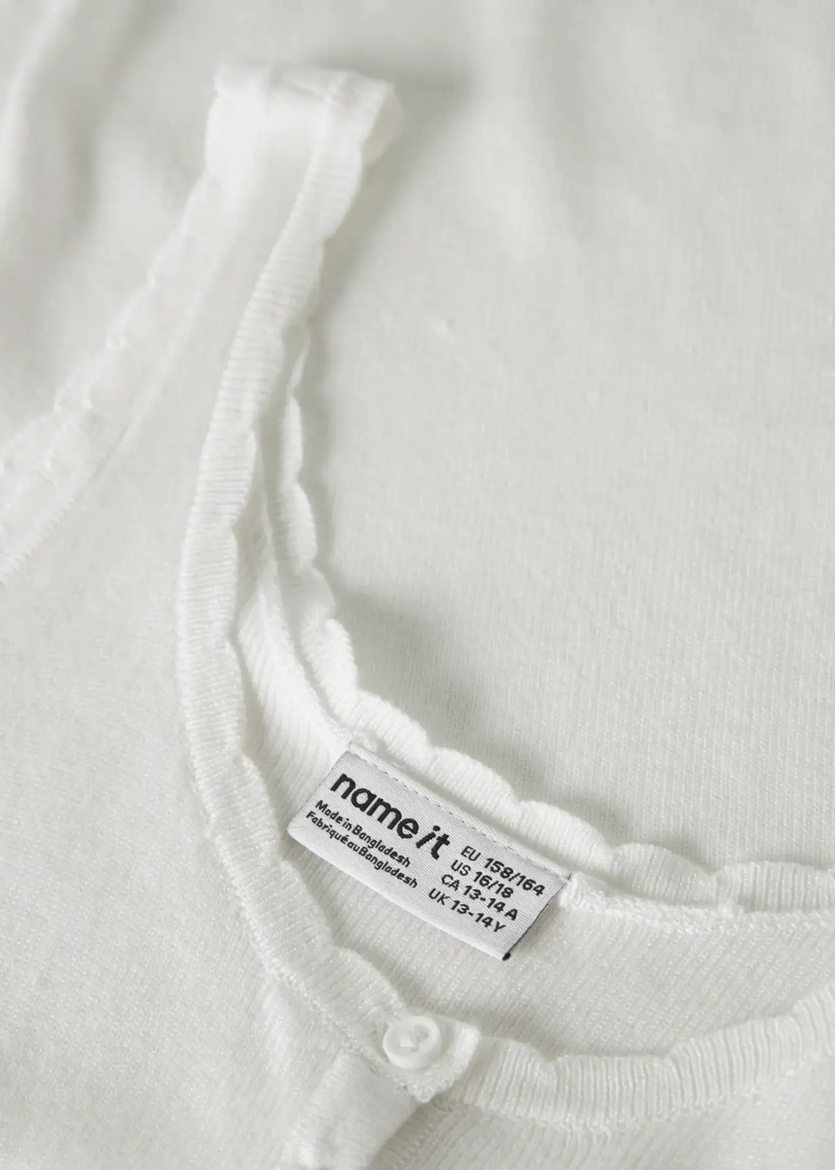 Name It Name It | NKFFILISA KNIT STRAP TOP - Cloud Dancer