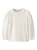 Lil' Atelier | NMFFRIJO LS SLIM TOP LIL - Coconut Milk