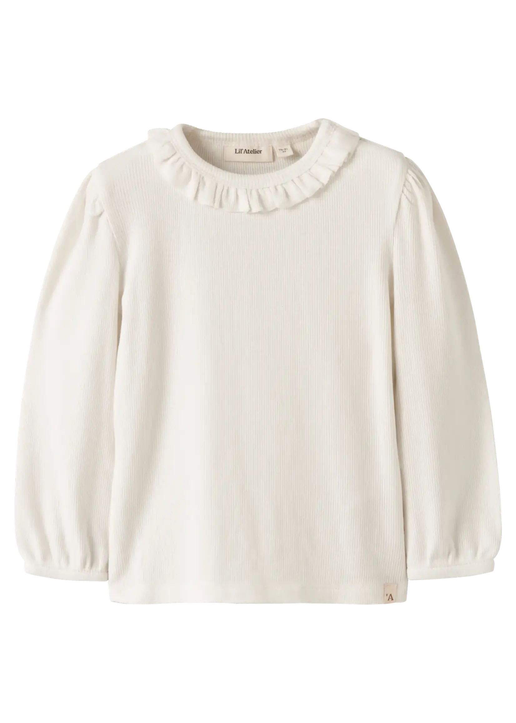 Lil' Atelier | NMFFRIJO LS SLIM TOP LIL - Coconut Milk