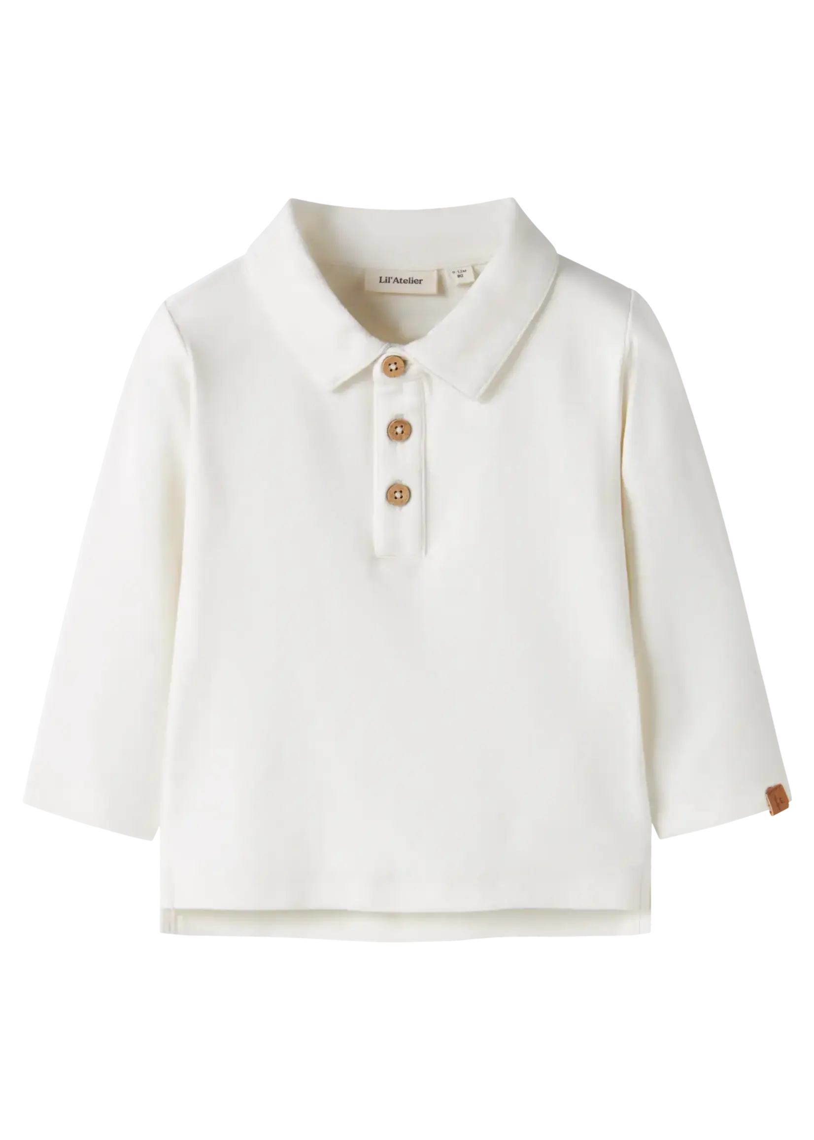 Lil' Atelier | NBMFUNDO LS SLIM TOP LIL - Coconut Milk