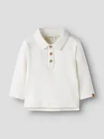 Lil’ Atelier Lil' Atelier | NBMFUNDO LS SLIM TOP LIL - Coconut Milk