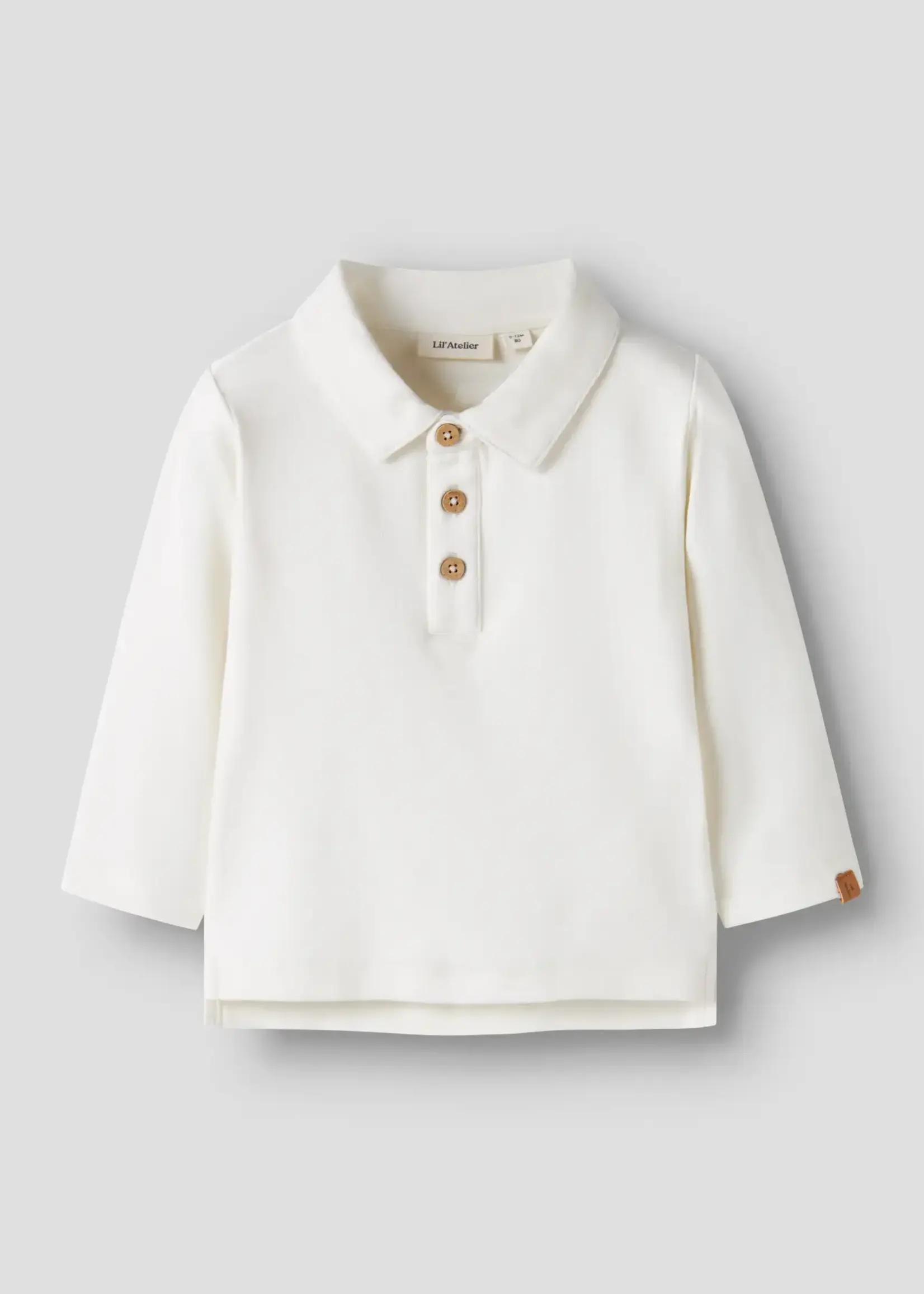 Lil' Atelier | NBMFUNDO LS SLIM TOP LIL - Coconut Milk