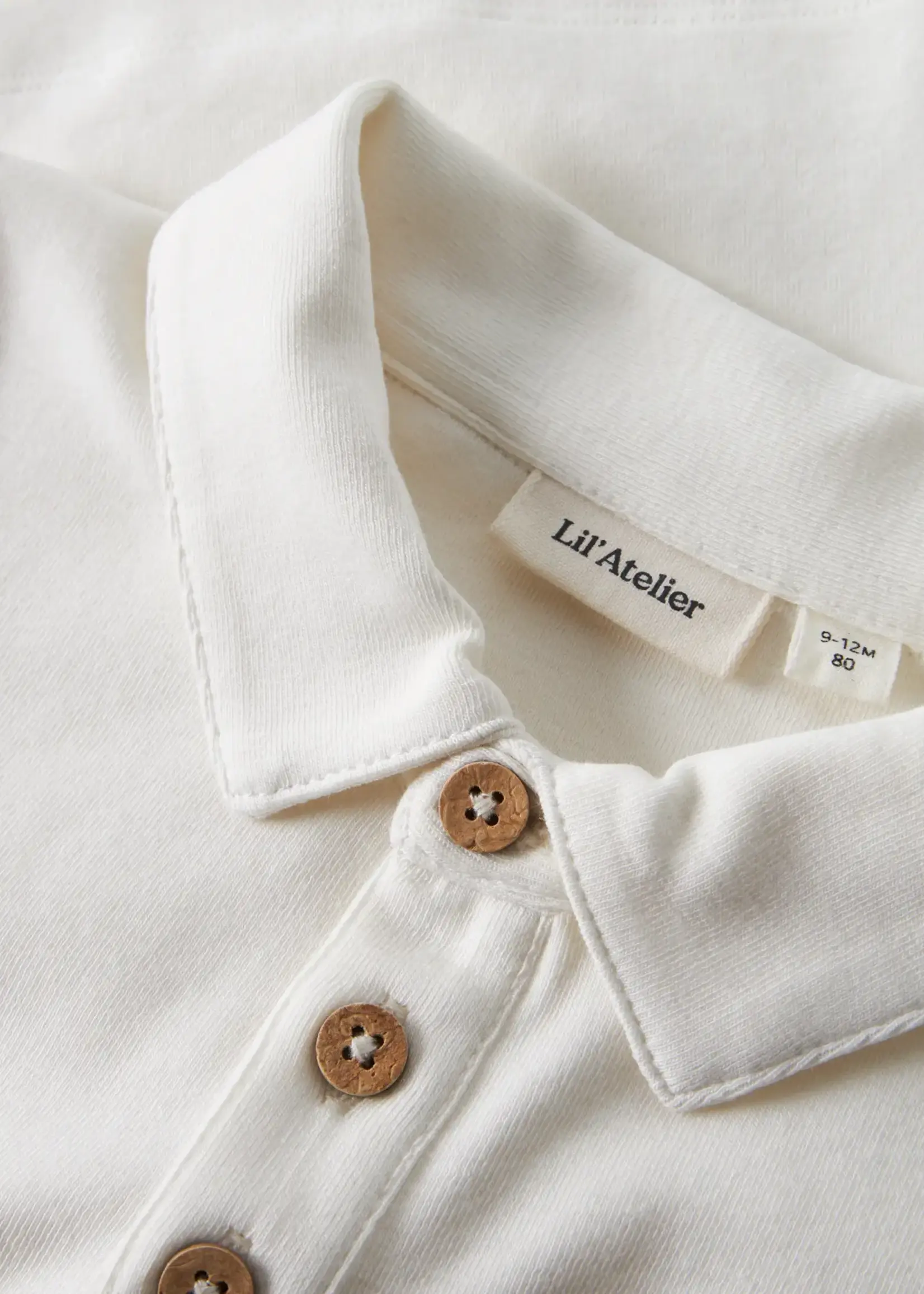 Lil’ Atelier Lil' Atelier | NBMFUNDO LS SLIM TOP LIL - Coconut Milk