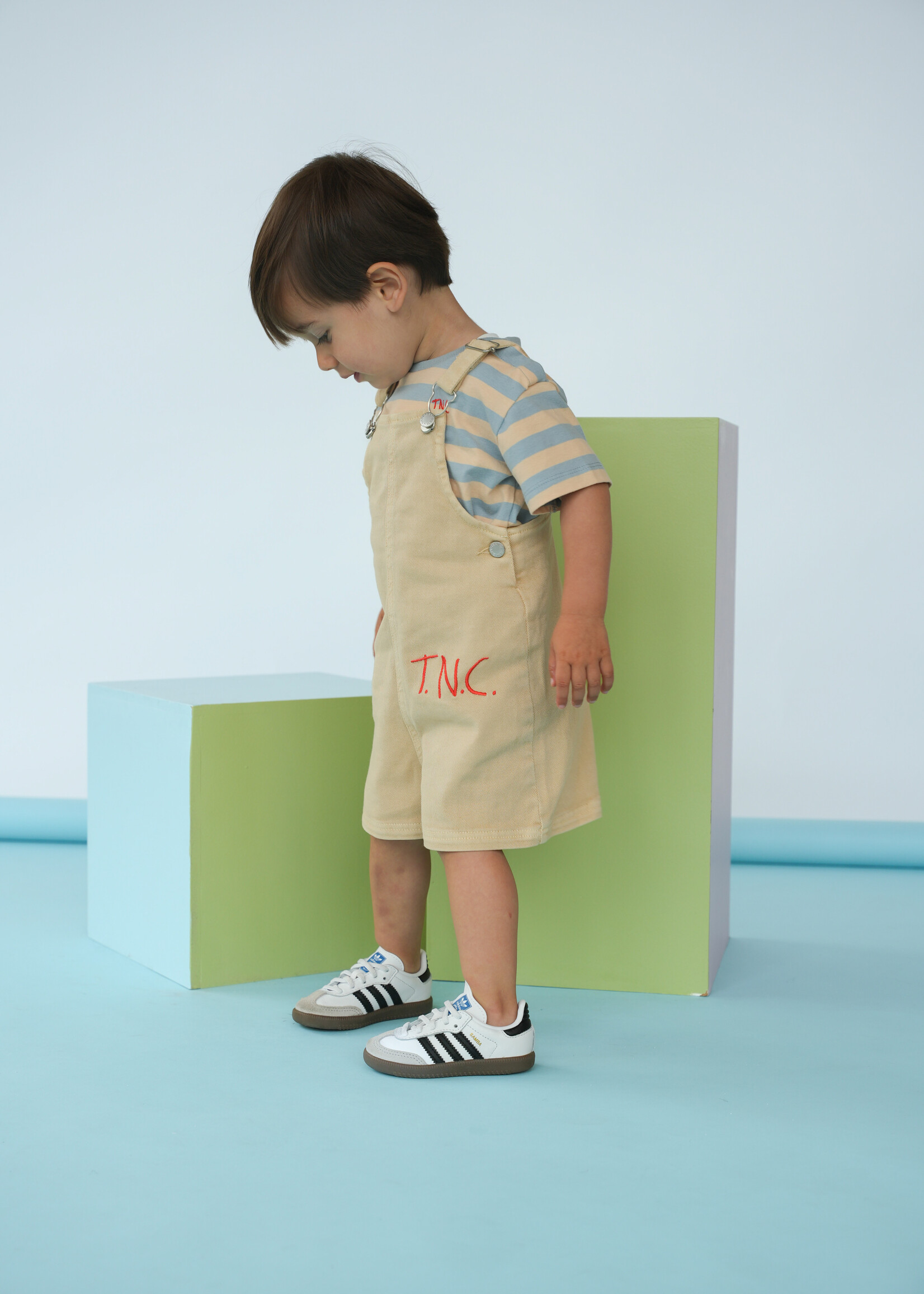 The New Chapter The New Chapter |  T-shirt Bo – Blue beige stripes