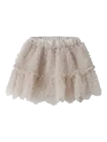 Lil’ Atelier Lil' Atelier | NMFFAUNA TULLE SKIRT LIL - Pumice Stone