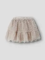 Lil’ Atelier Lil' Atelier | NMFFAUNA TULLE SKIRT LIL - Pumice Stone