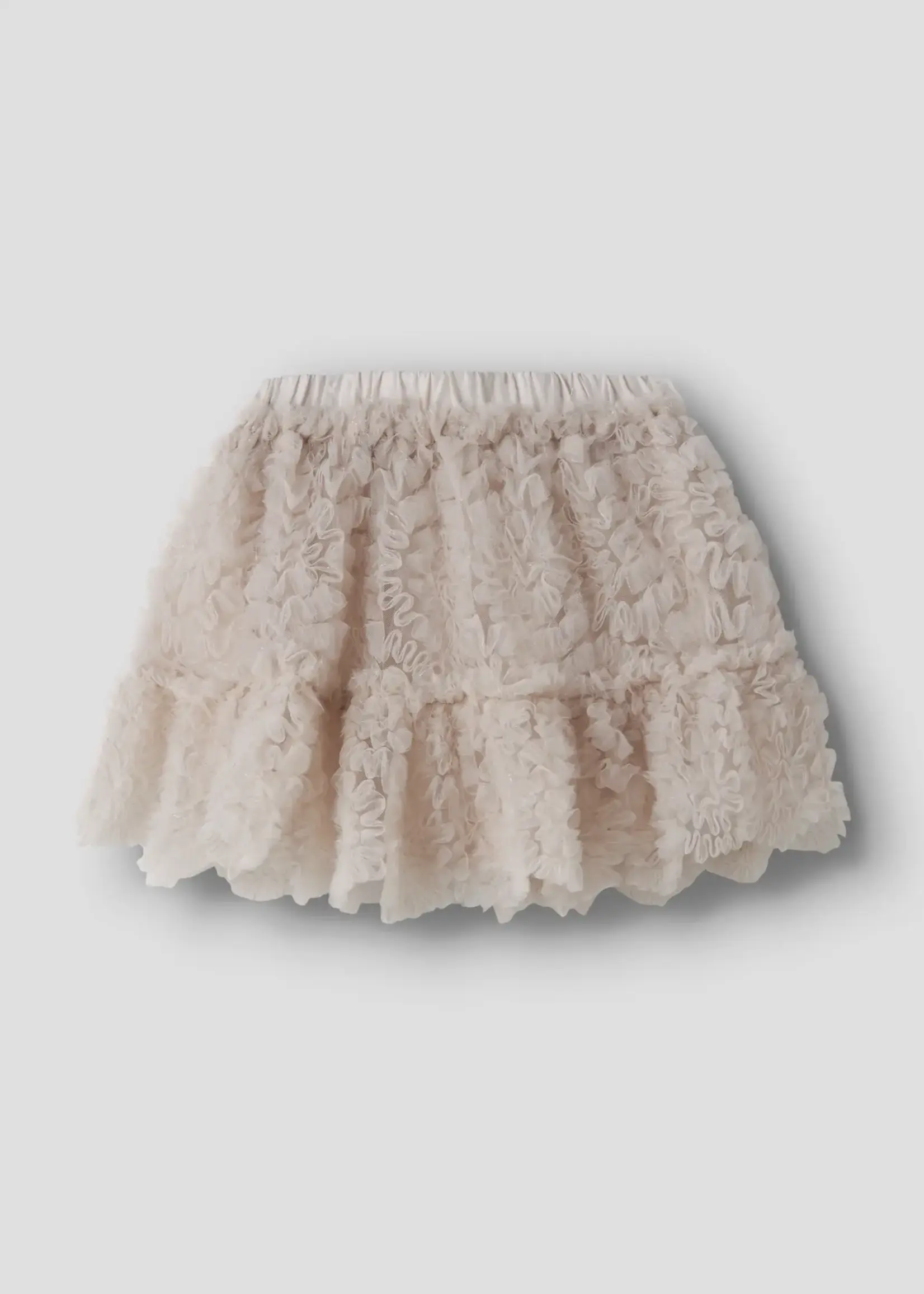 Lil’ Atelier Lil' Atelier | NMFFAUNA TULLE SKIRT LIL - Pumice Stone