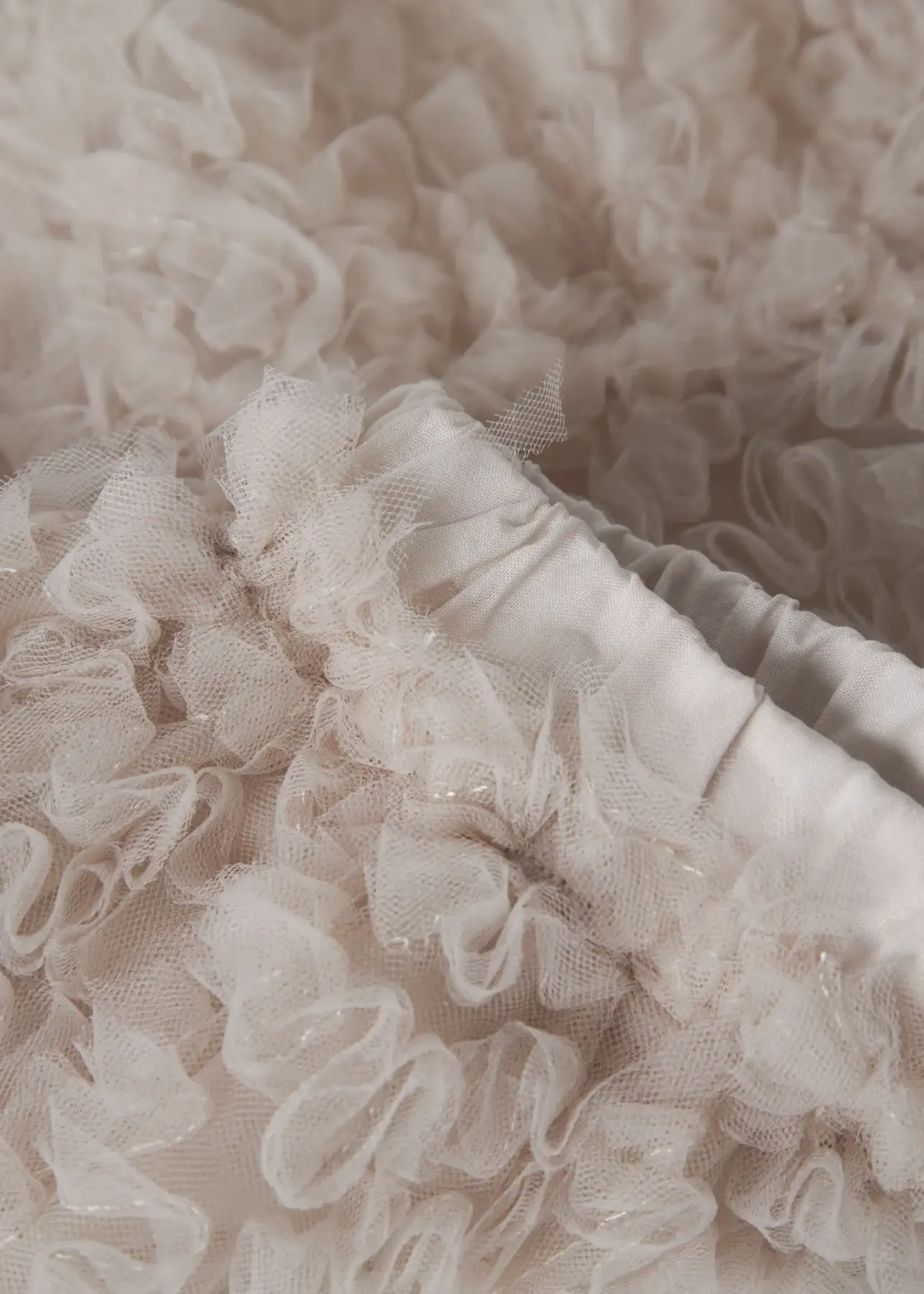 Lil' Atelier | NMFFAUNA TULLE SKIRT LIL - Pumice Stone