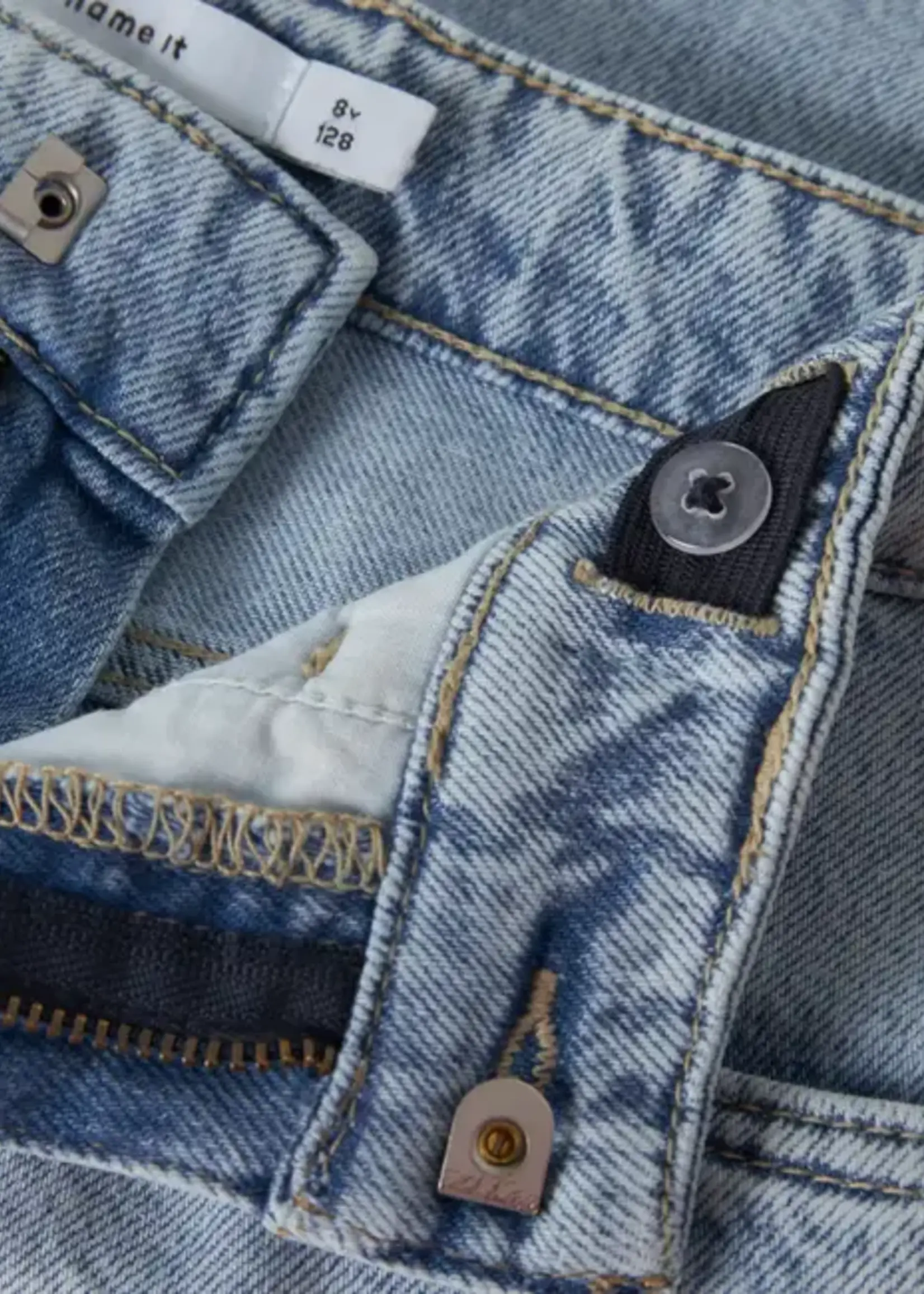 Name It Name It | NKMRYAN REG L DNM SHORTS - Light Blue Bleached Denim