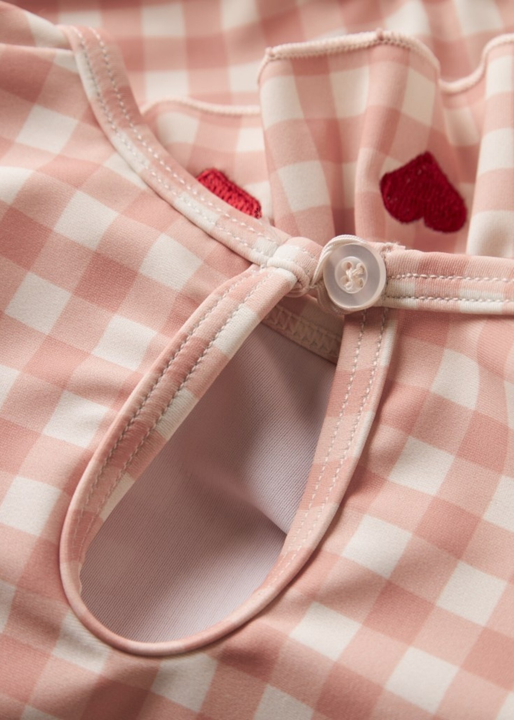 Lil' Atelier | NBFFINLEY LS SWIMSUIT LIL - Misty Rose