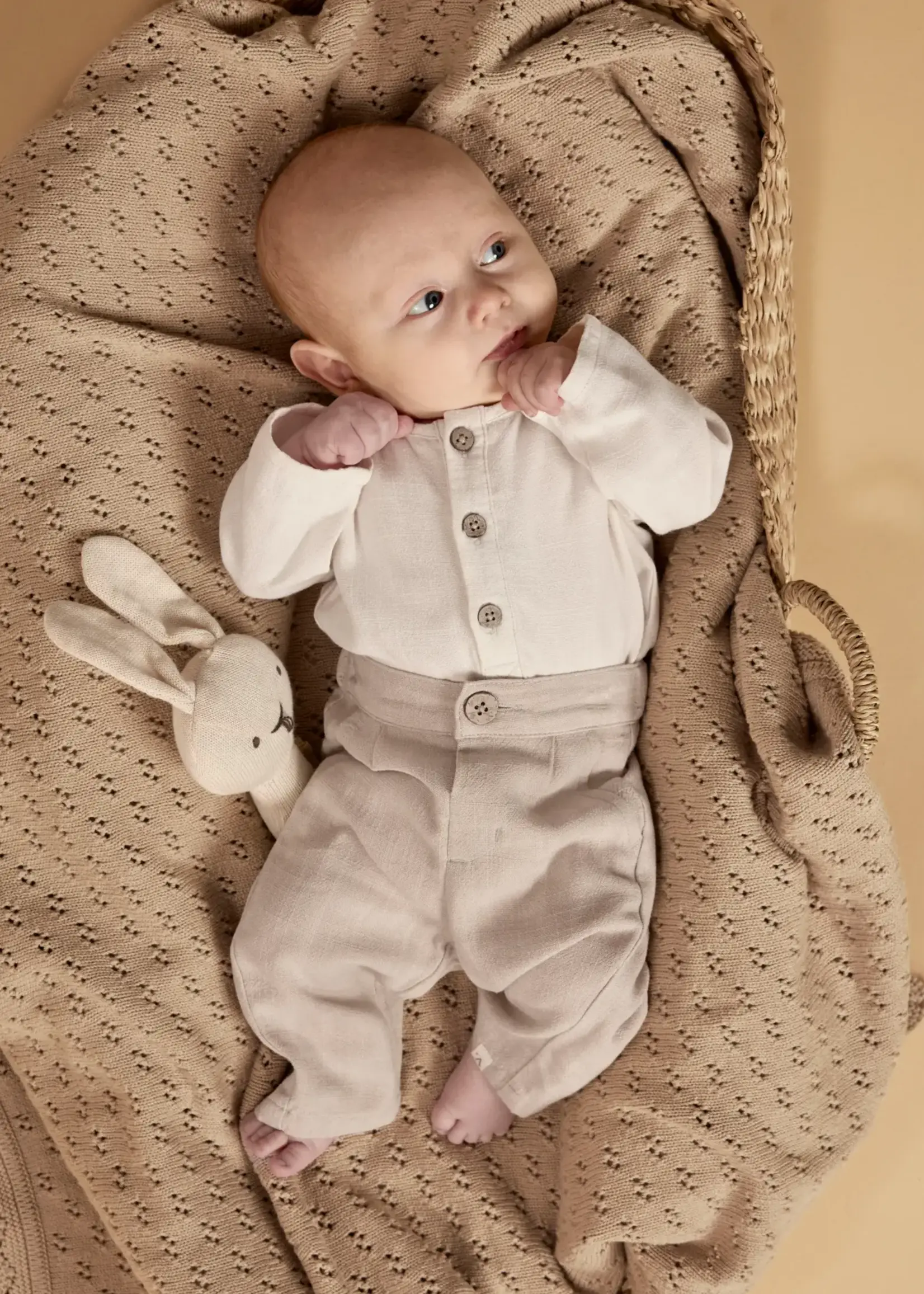 Lil’ Atelier Lil' Atelier | NBMFREDDIE pant lil - Feather Gray