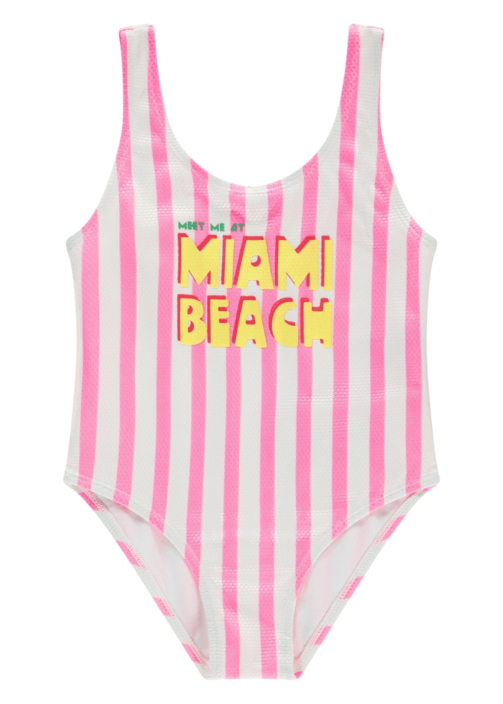 Stains & Stories | girls swimsuit - Neon Pink