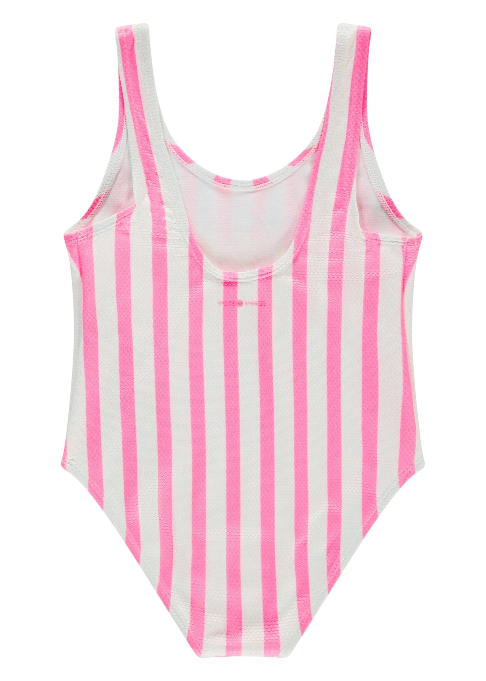 Stains & Stories | girls swimsuit - Neon Pink