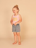 Stains & Stories | girls swimsuit - Neon Pink