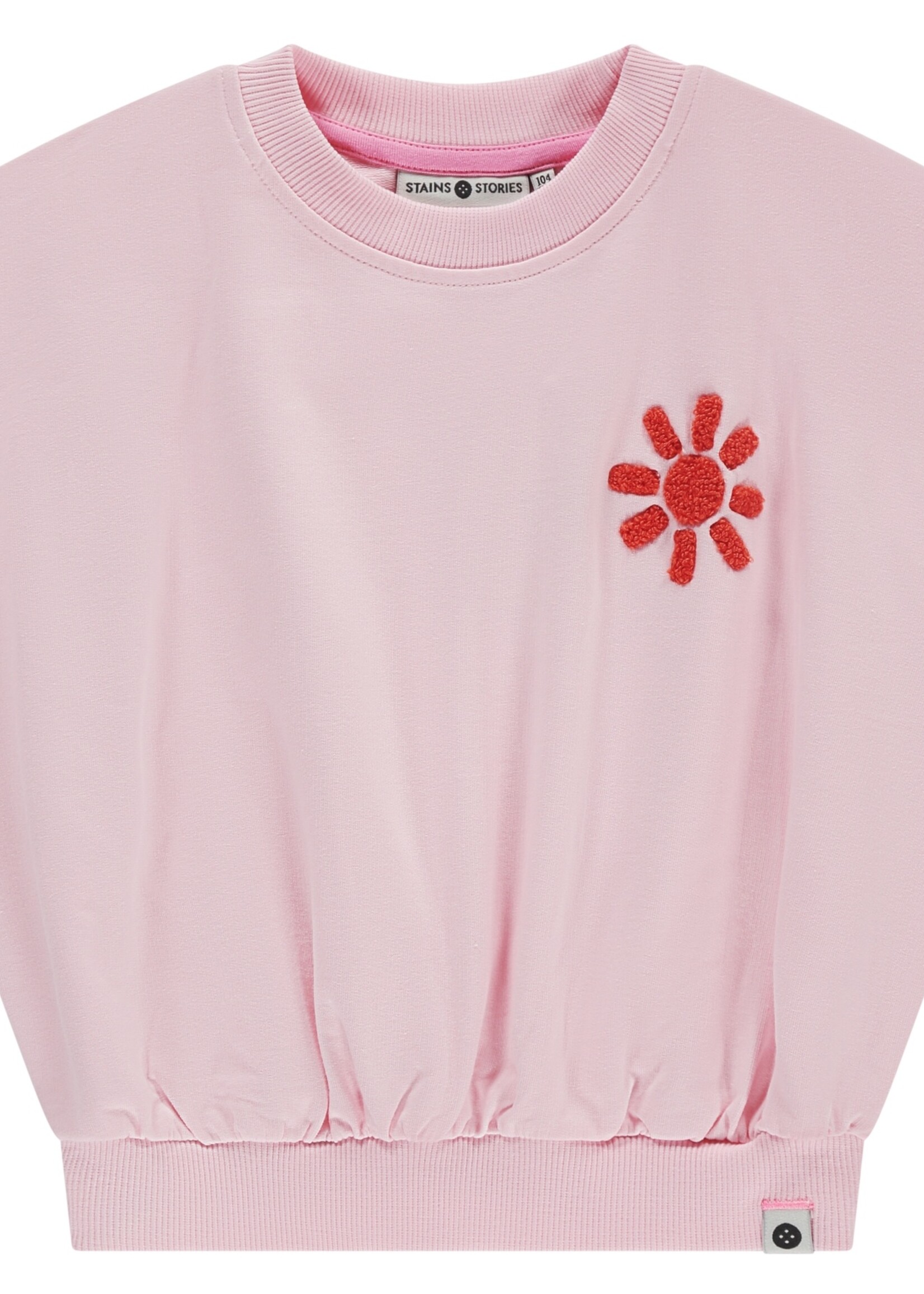 Stains & Stories | girls sweatshirt sleeveless - Blush