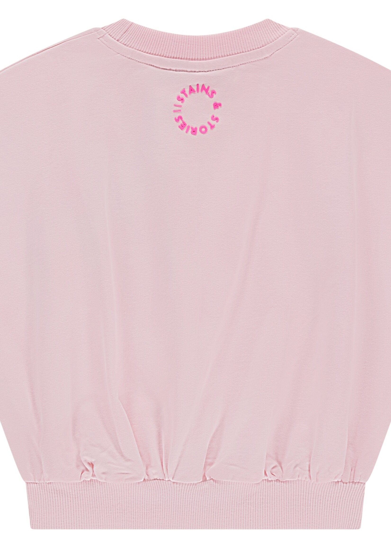 Stains & Stories | girls sweatshirt sleeveless - Blush