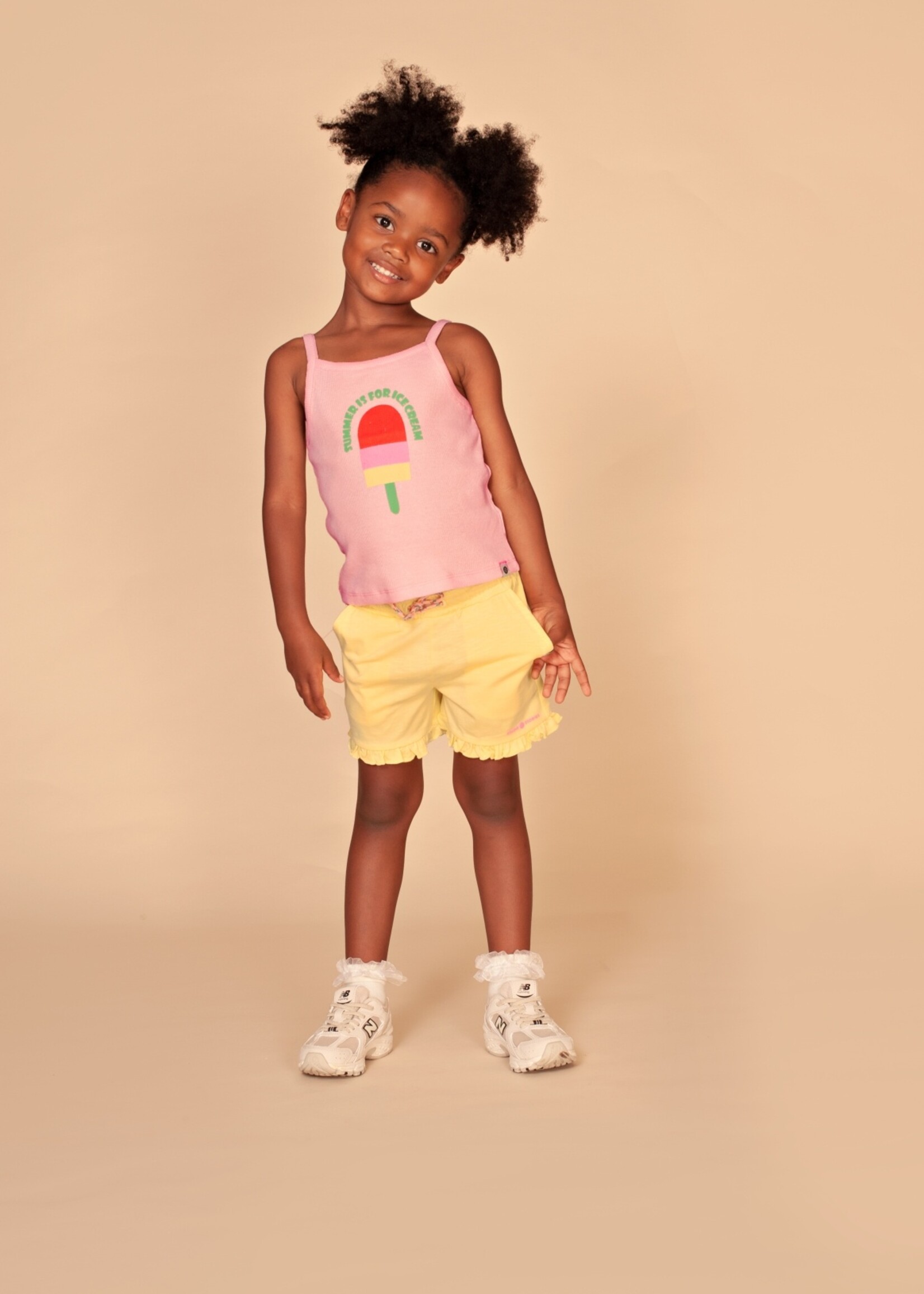 Stains & Stories | girls singlet - Blush