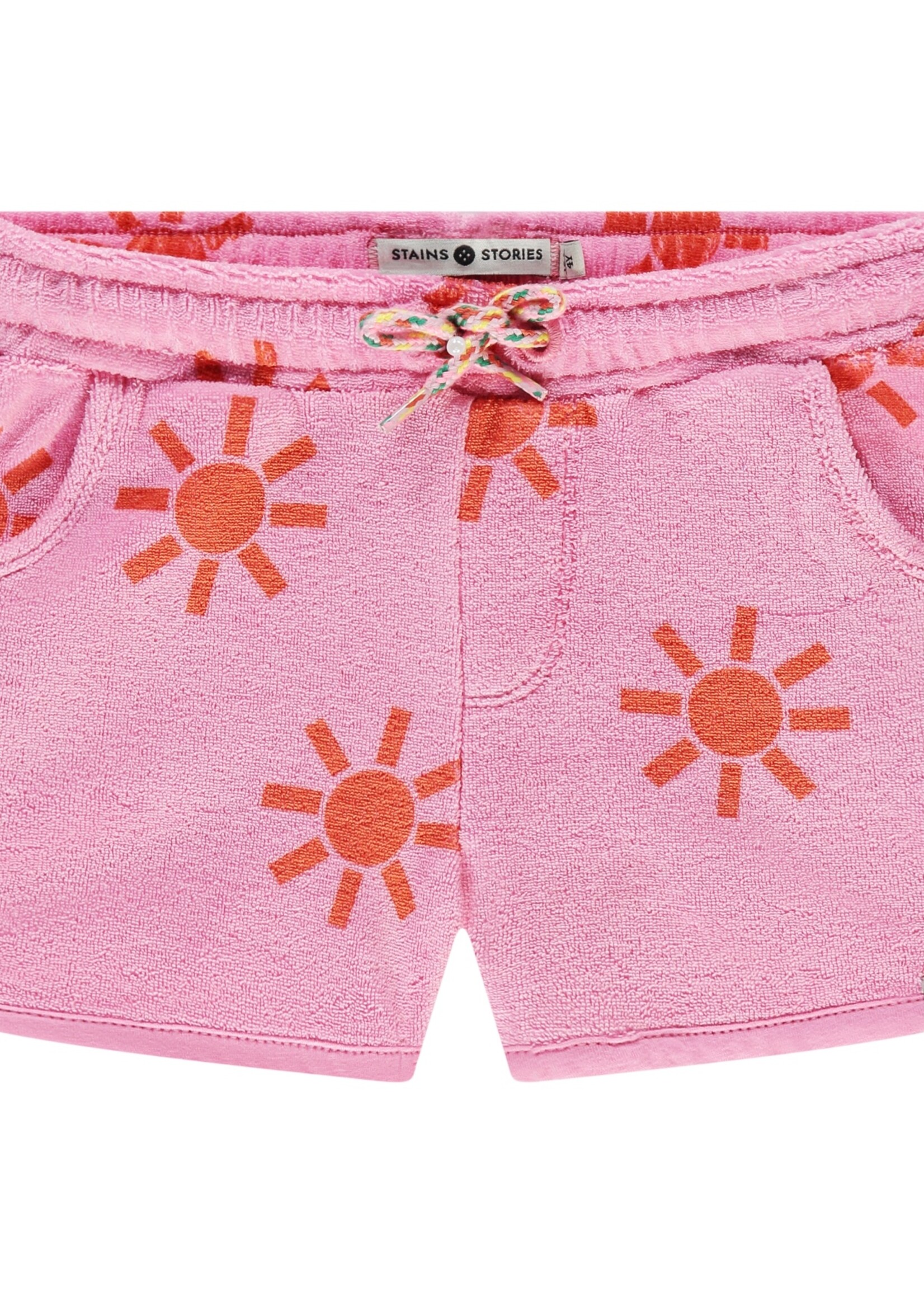 Stains & Stories | girls short - Neon Pink