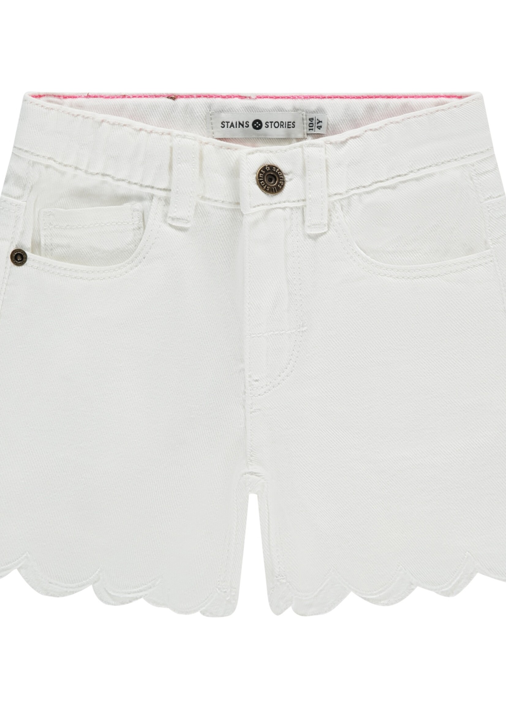 Stains & Stories | girls short - White