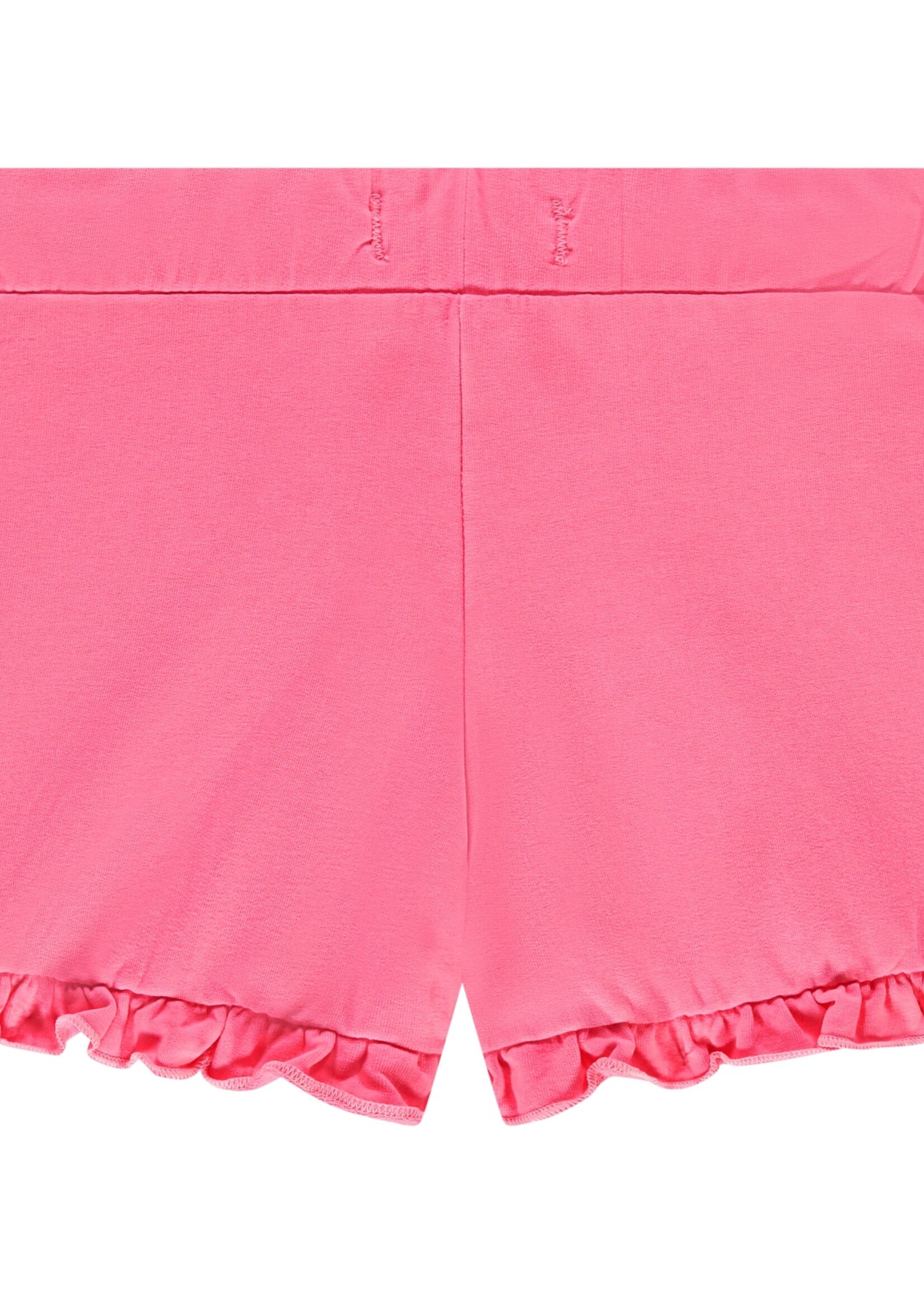 Stains & Stories | girls sweat short - Neon Pink