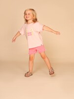 Stains & Stories | girls sweat short - Neon Pink