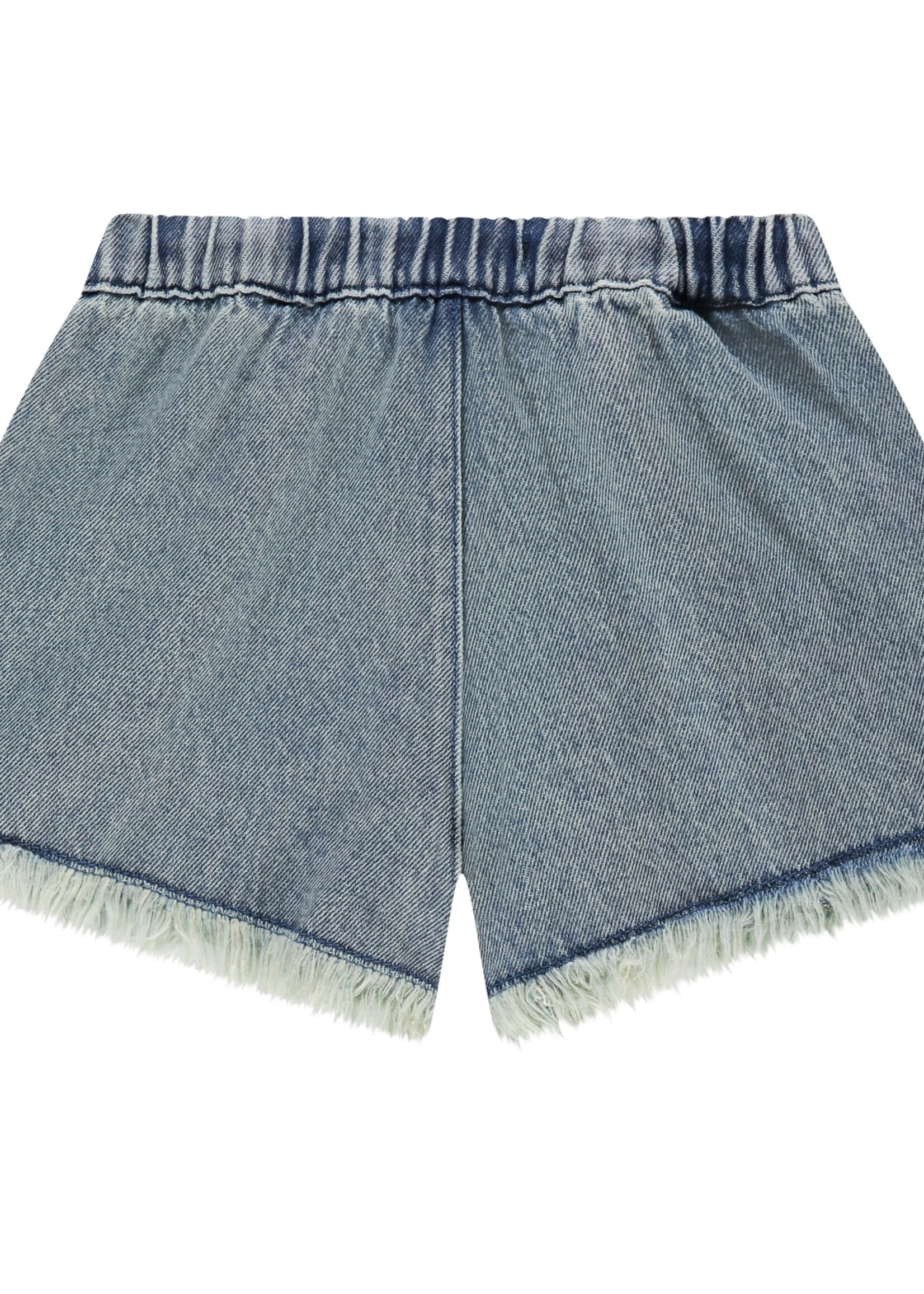Stains & Stories | girls denim short - Light blue denim