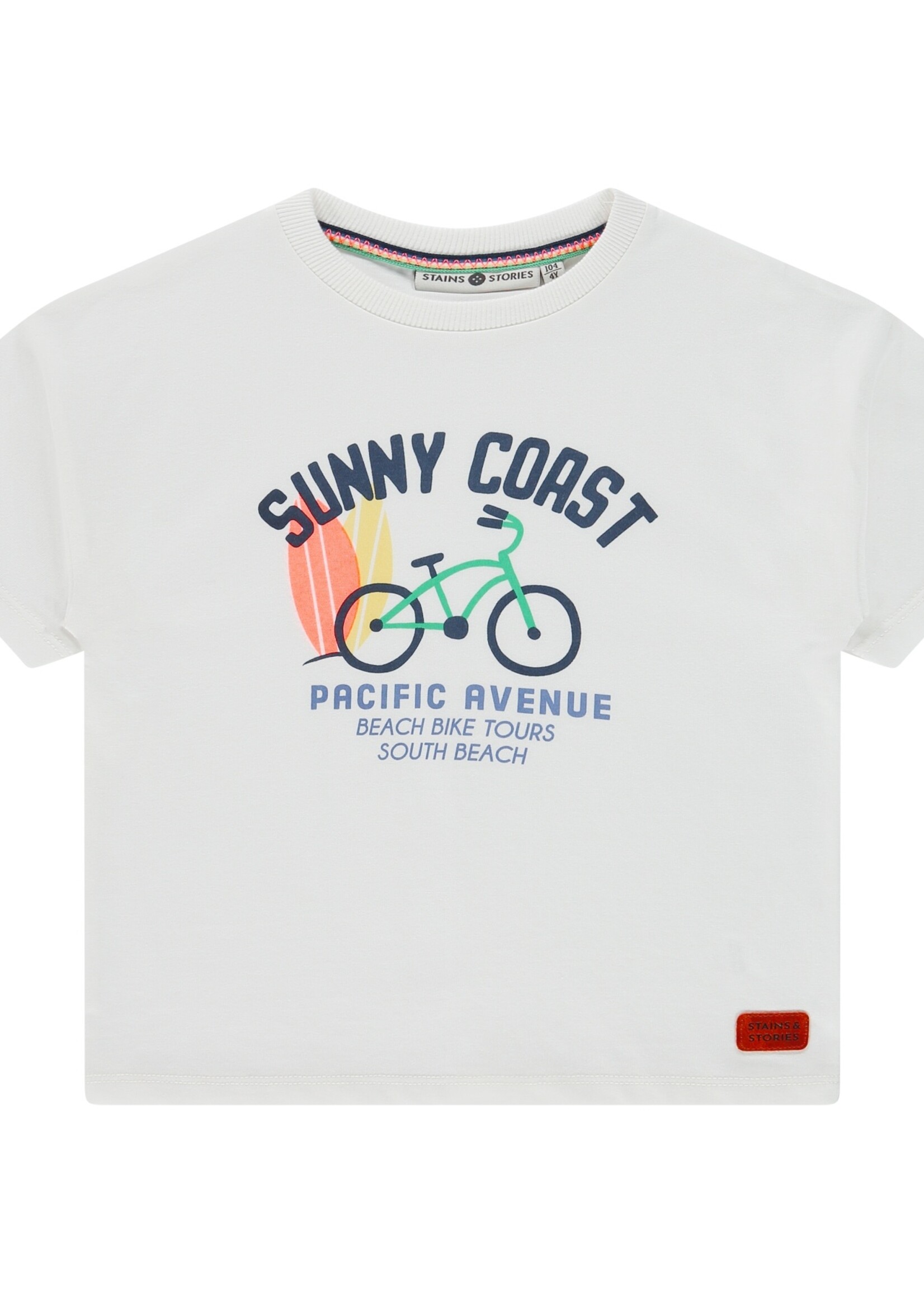 Stains & Stories | boys t-shirt short sleeve - Cloud