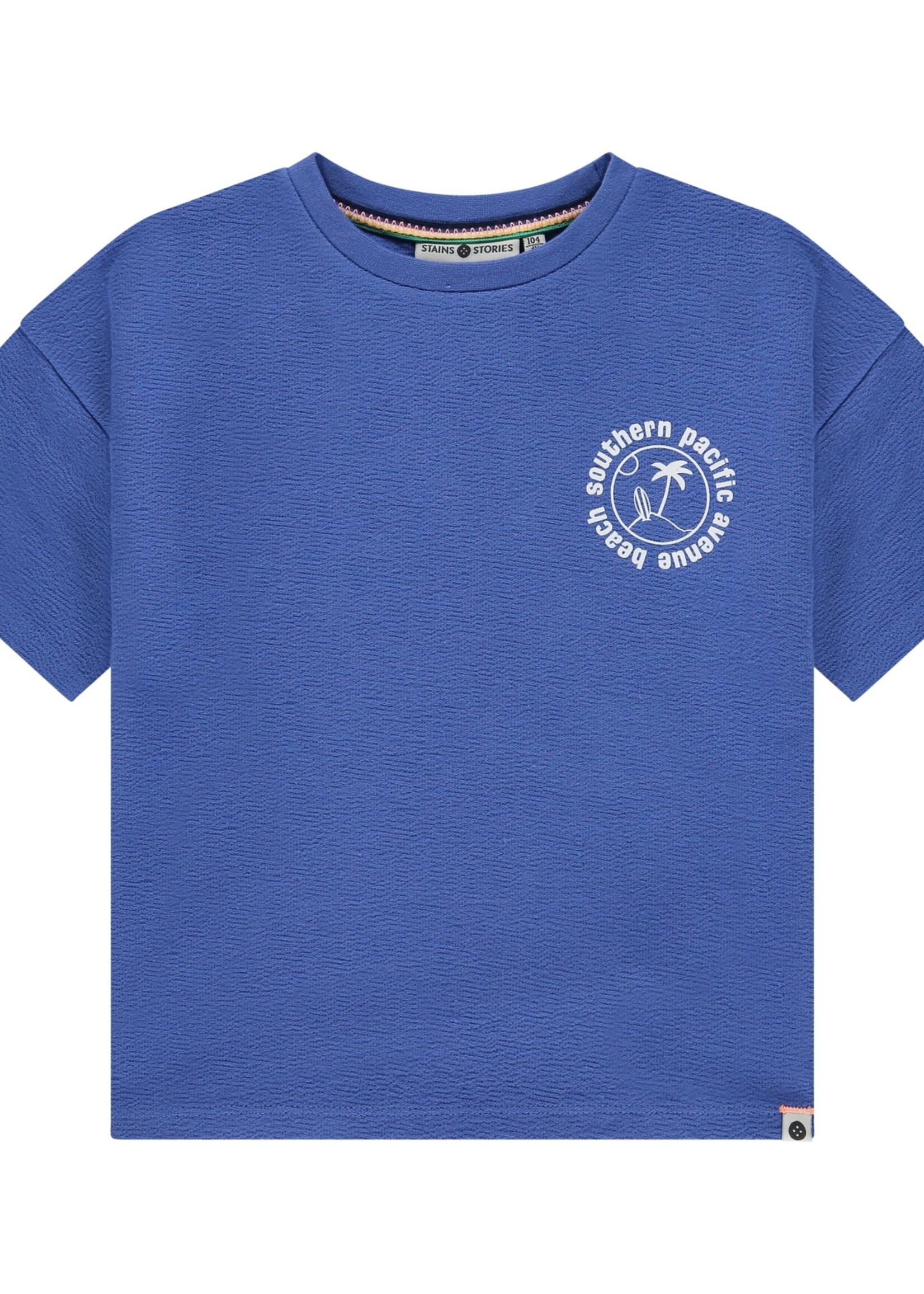 Stains & Stories | boys t-shirt short sleeve - Royal