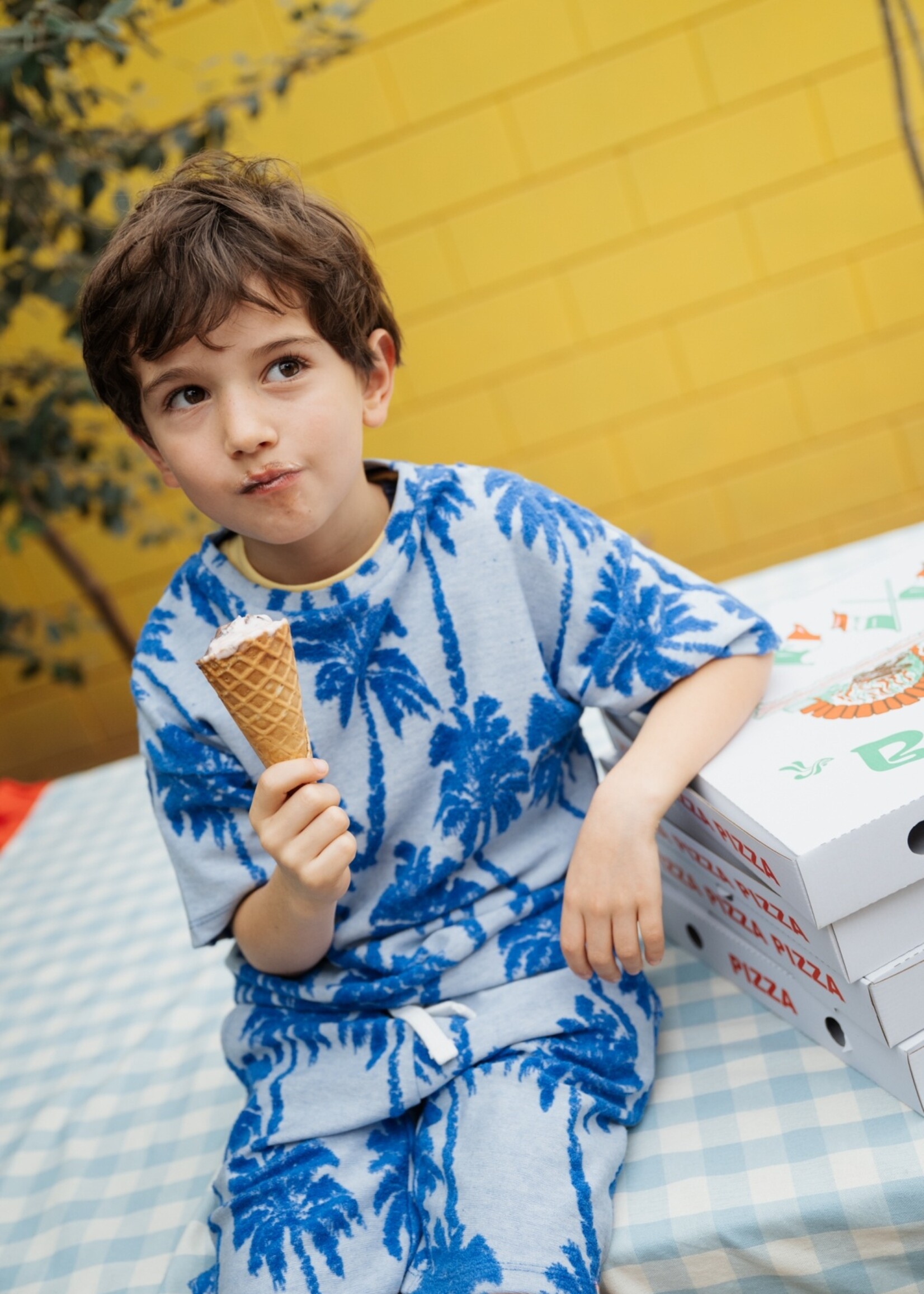 Stains & Stories | boys sweatshort - Royal