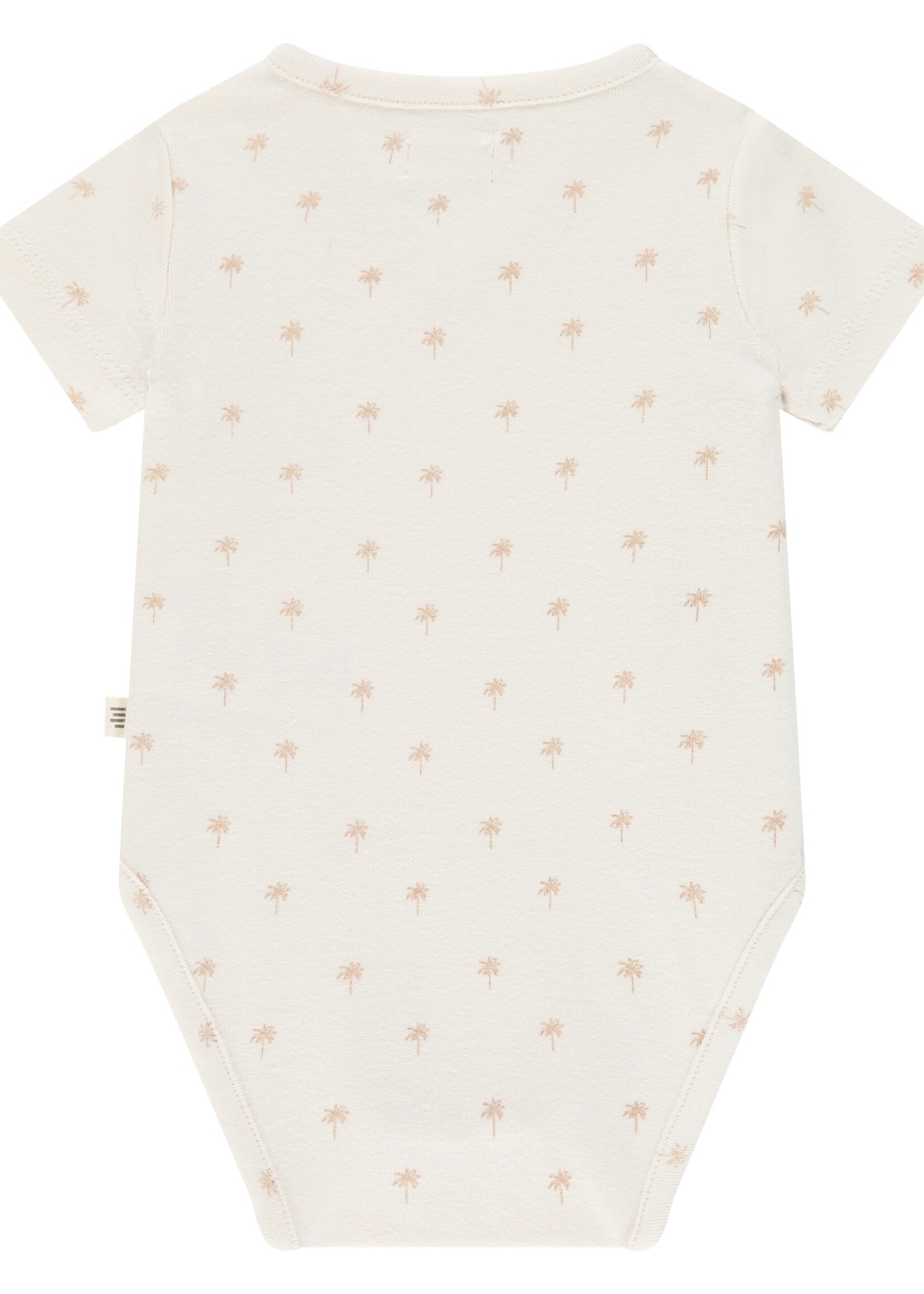 A Tiny Story A Tiny Story | baby romper short sleeve – Ecru