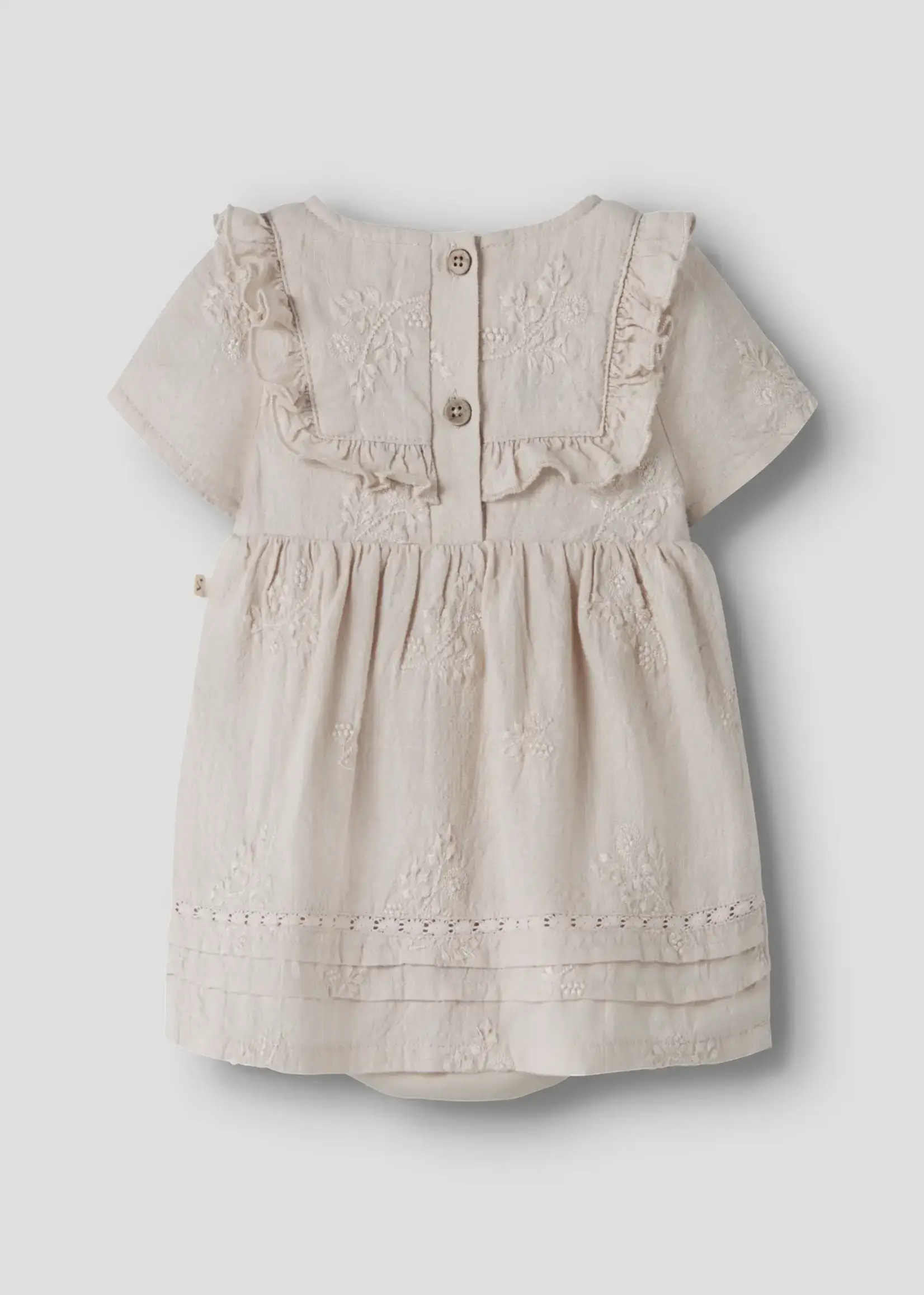 Lil’ Atelier Lil' Atelier | NBFFERONIA ss loose body dress lil - Pumice Stone