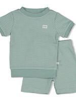 Feetje Feetje | Shortama wafel Summer Special - Zeegroen