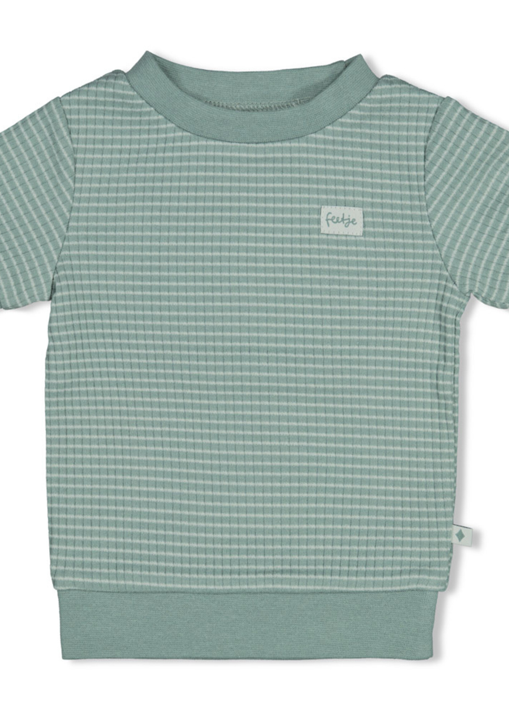 Feetje Feetje | Shortama wafel Summer Special - Zeegroen