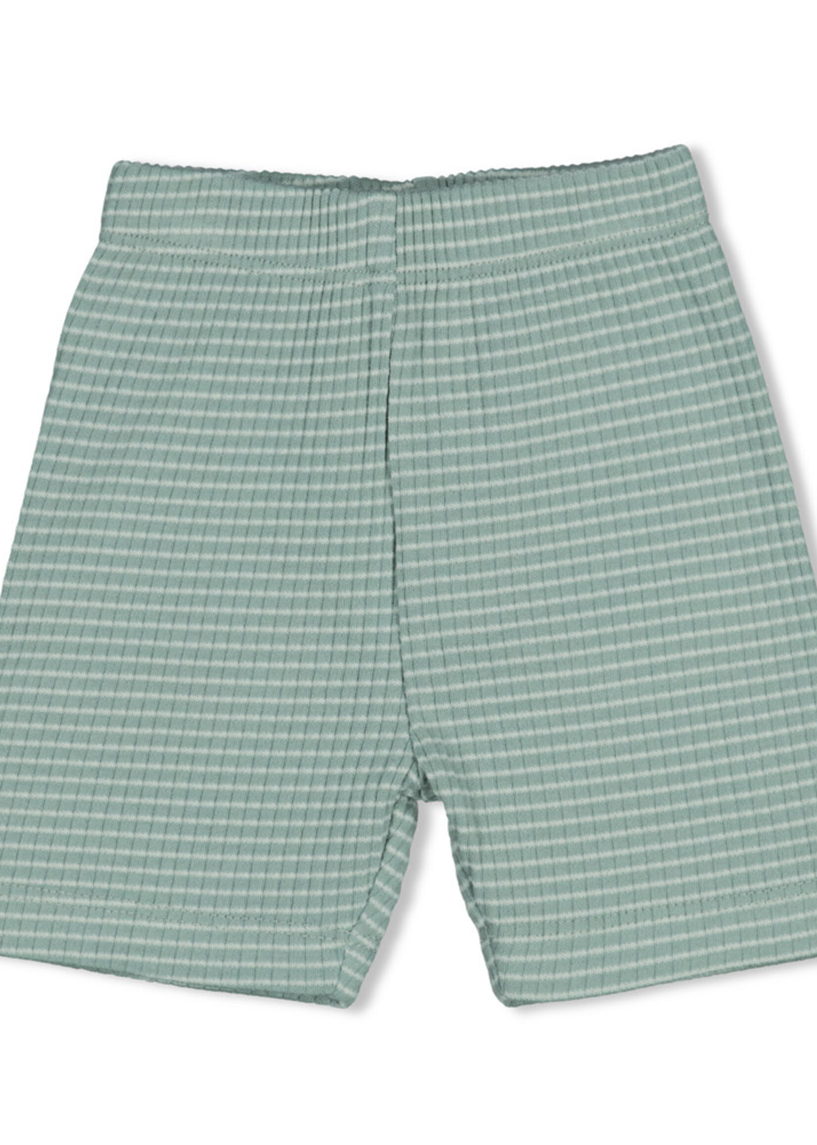 Feetje Feetje | Shortama wafel Summer Special - Zeegroen