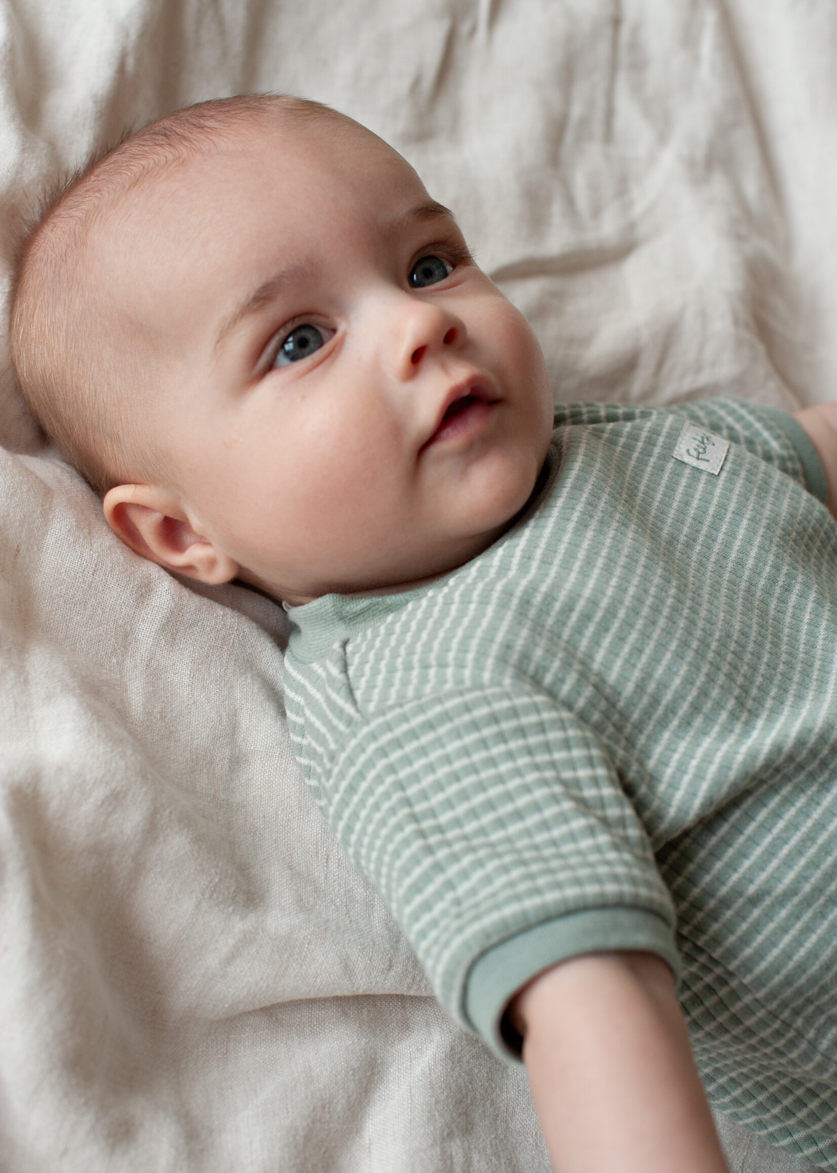 Feetje Feetje | Shortama wafel Summer Special - Zeegroen