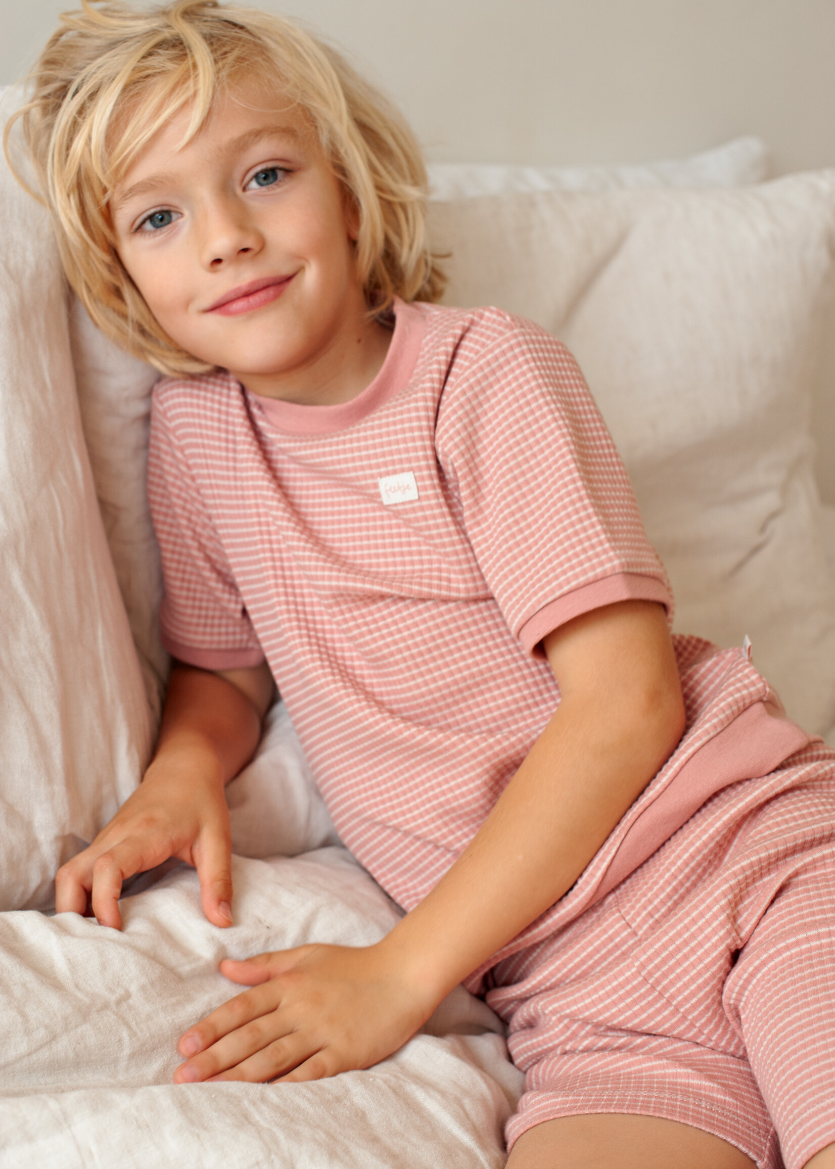 Feetje Feetje | Shortama wafel Summer Special - Mauve